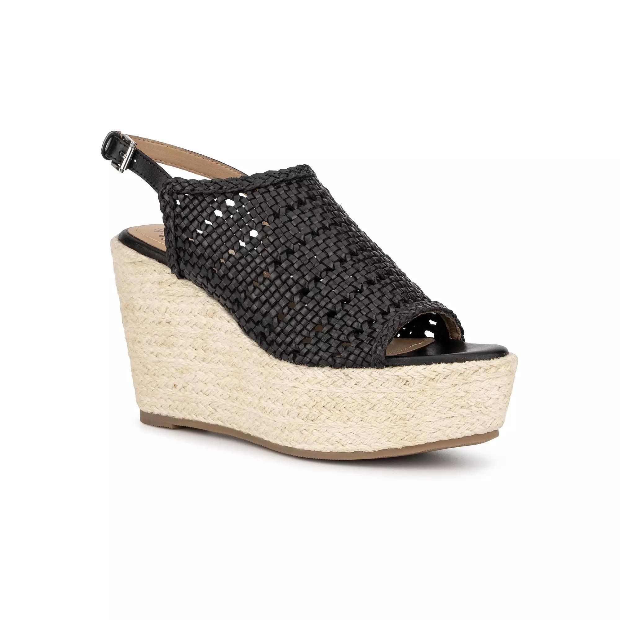Vintage Foundry Co. Cynthia Women's Wedge Sandals, Size: 9.5, Black Product Image