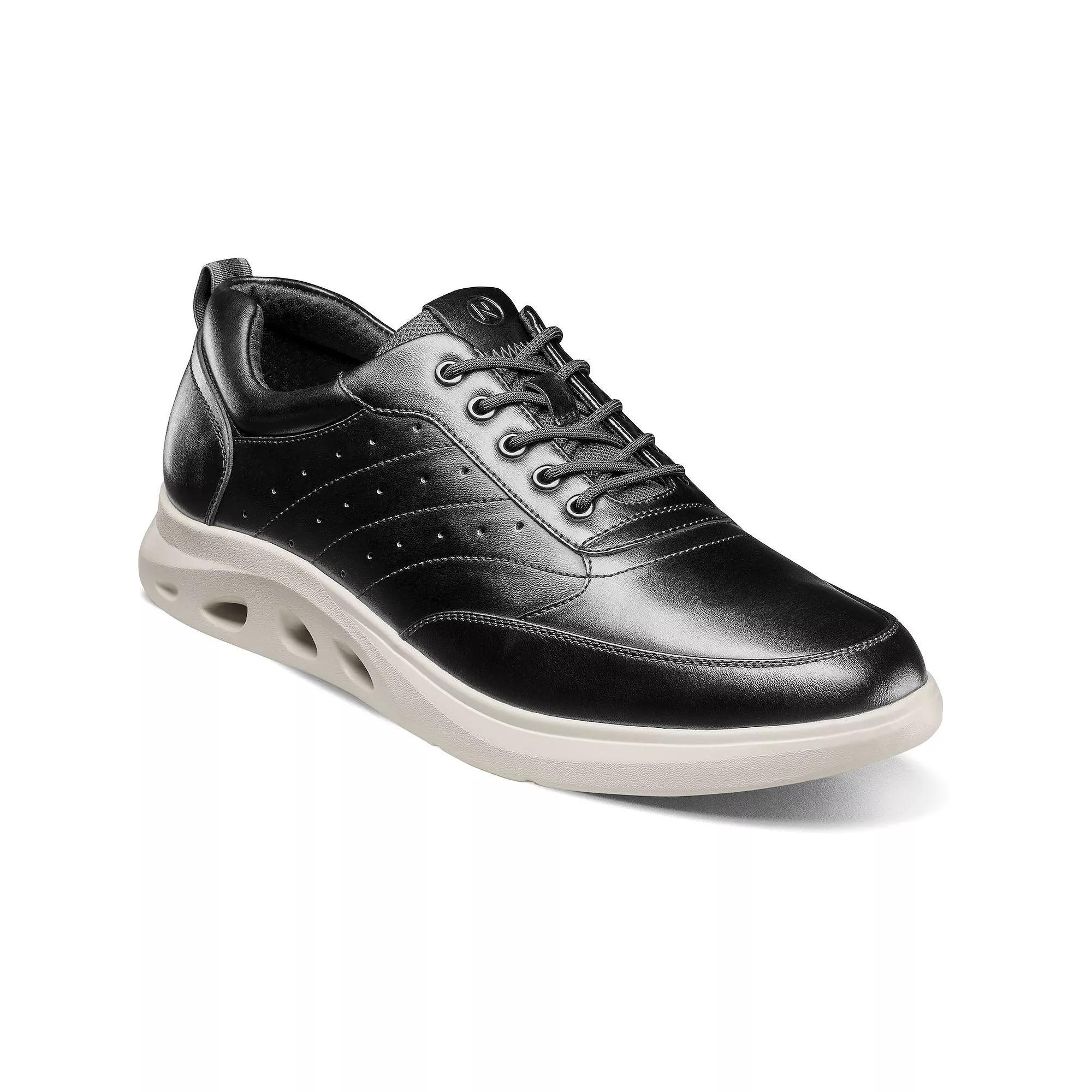 Nunn Bush® Ponte Men's Moc Toe Shoes, Size: 8.5, Black Team Product Image