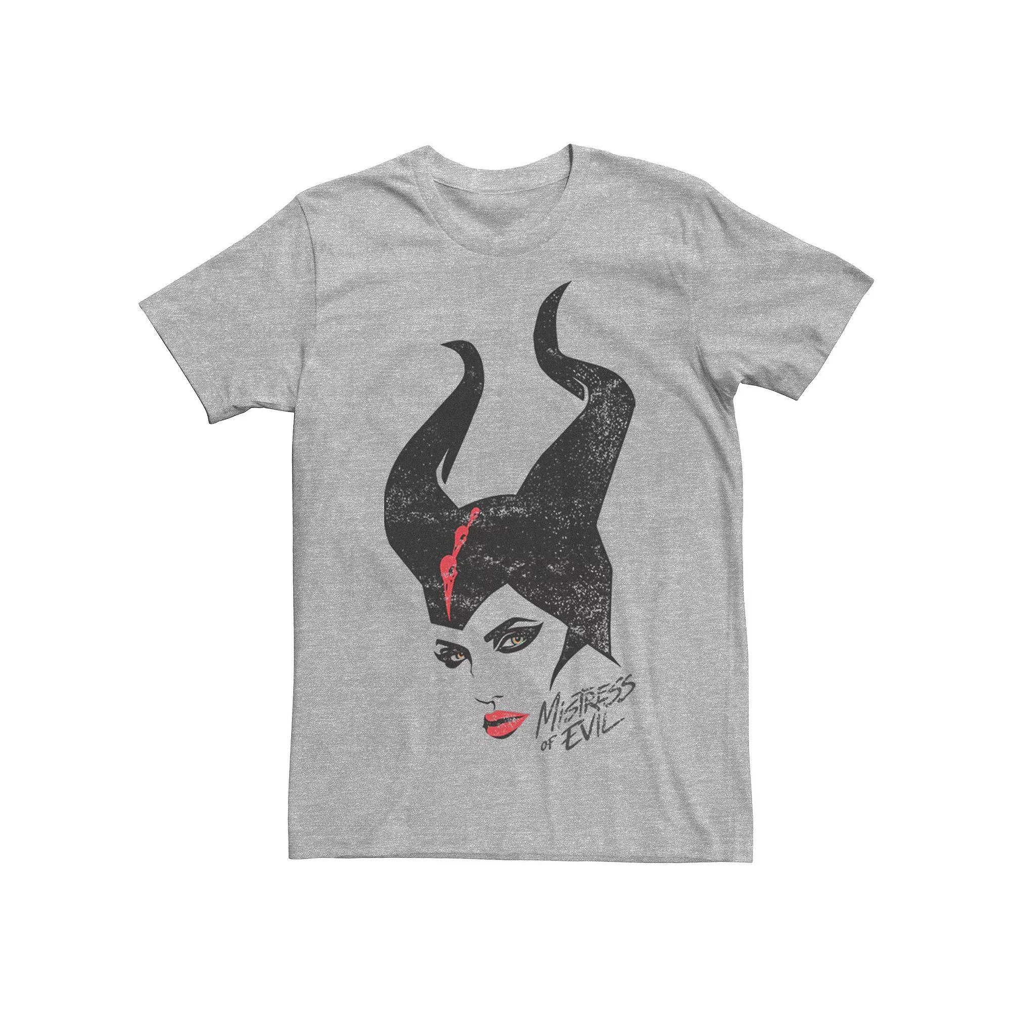 Disney's Maleficent Mistress Of Evil Sketch Men's Tee, Size: XXL, Athletic Grey Product Image