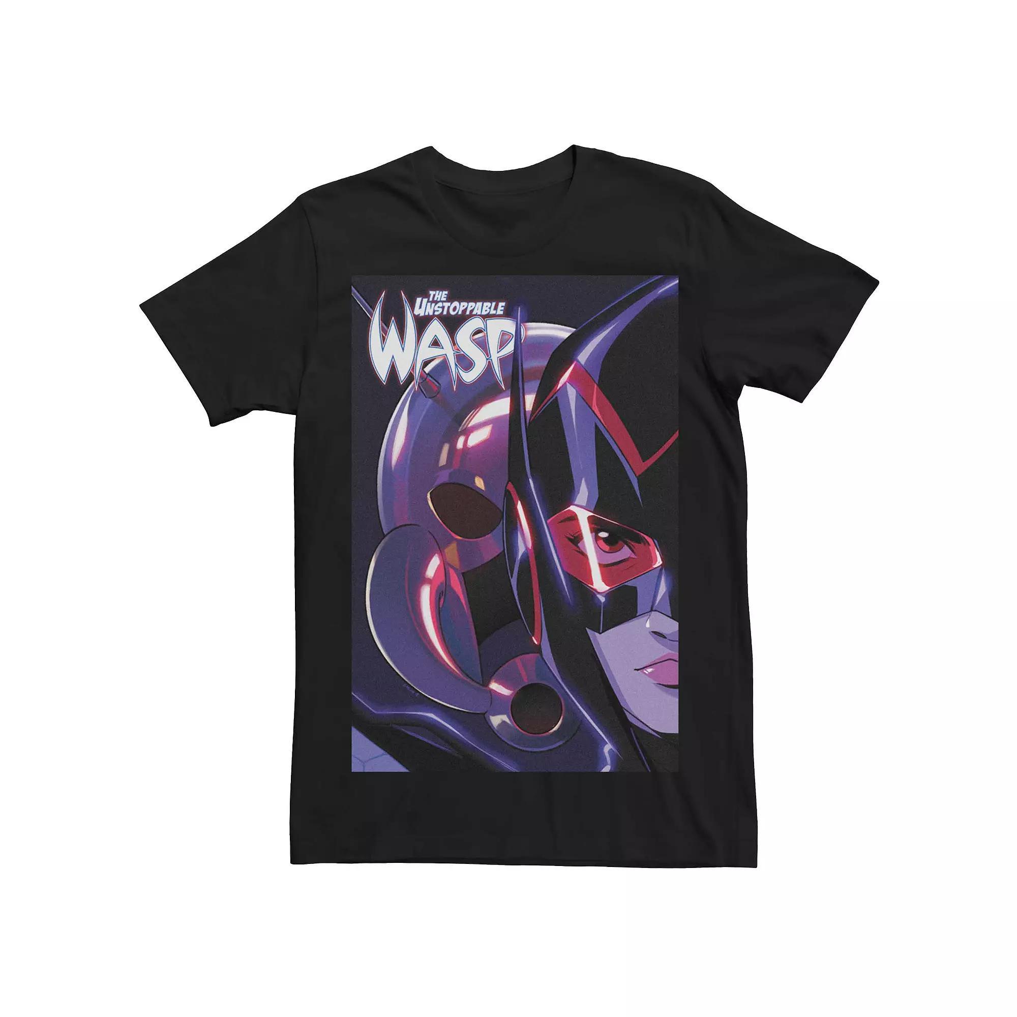 Men's Marvel's The Unstoppable Wasp (2018) #5 Comic Cover Tee, Size: XL, Black Product Image