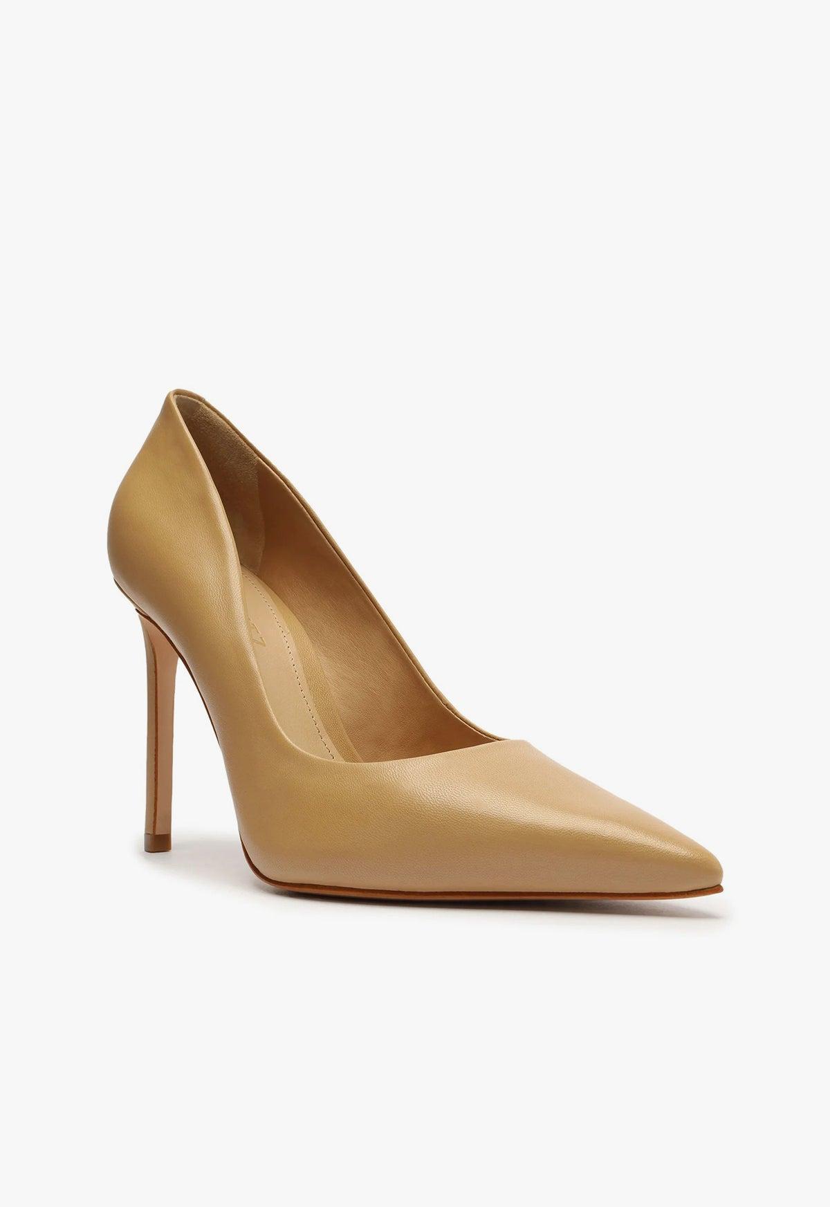 Womens Lou 100MM Leather Stiletto Pumps Product Image