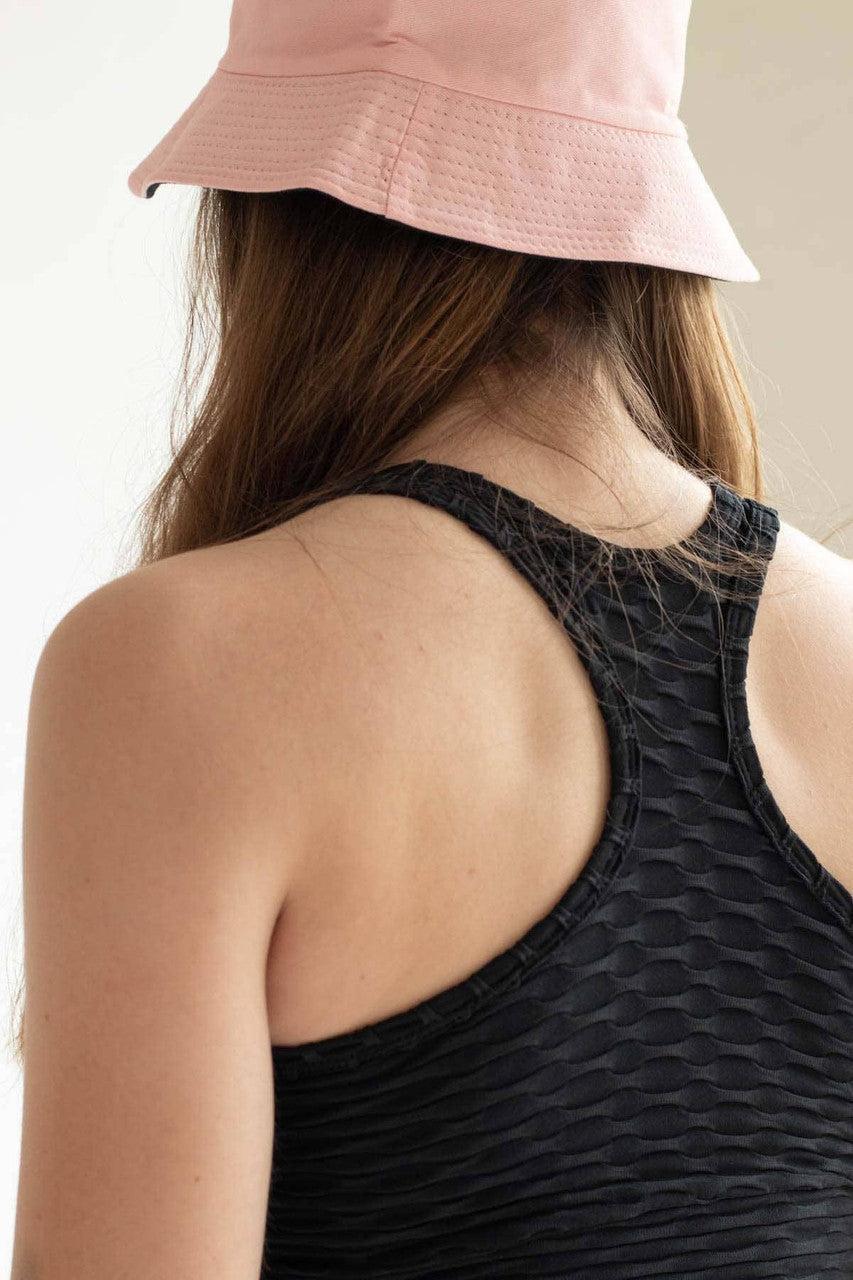Black Honeycomb Sports Bra Product Image