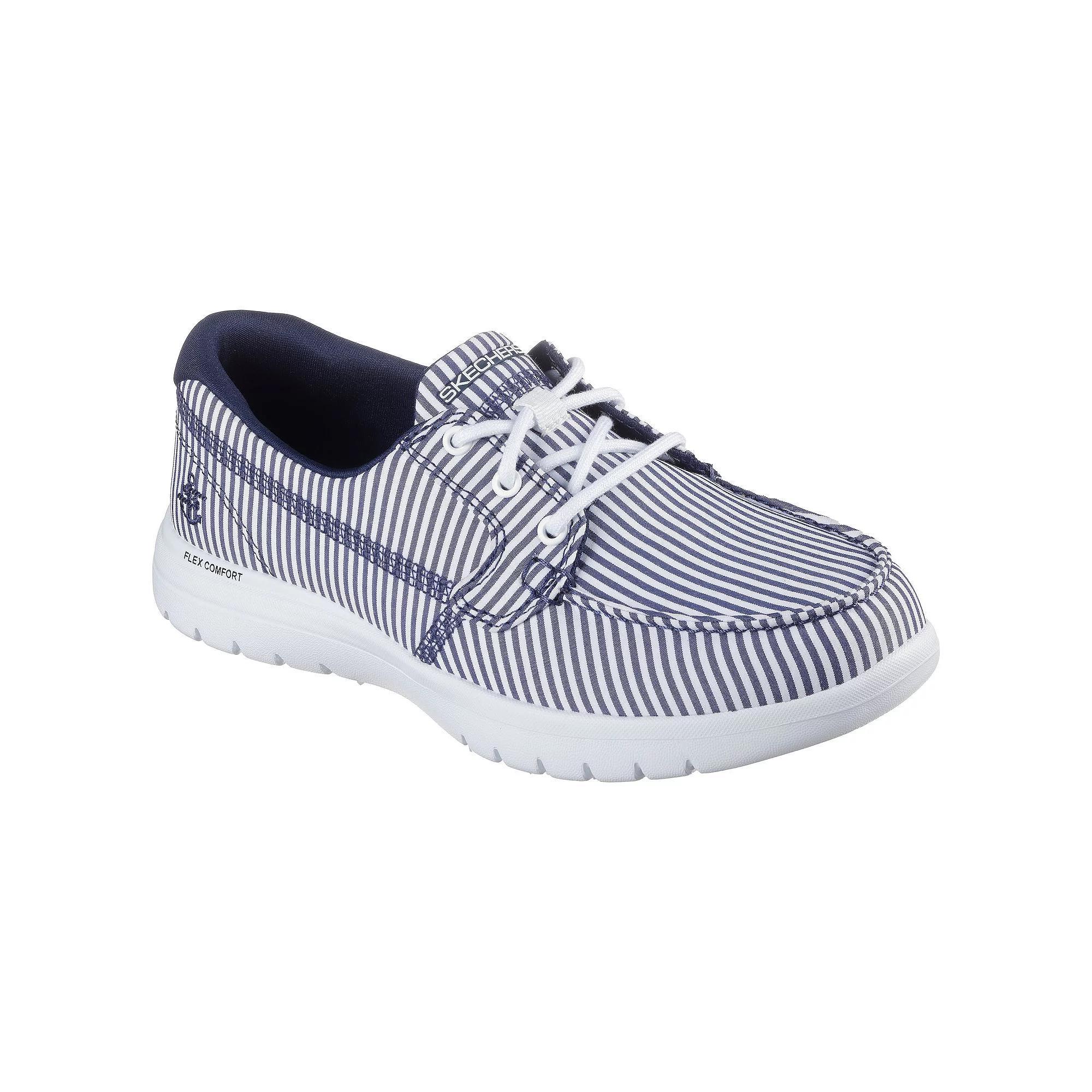 Skechers On-the-GO® Flex Lighthouse Women's Boat Shoes, Size: 6.5, Navy White Product Image