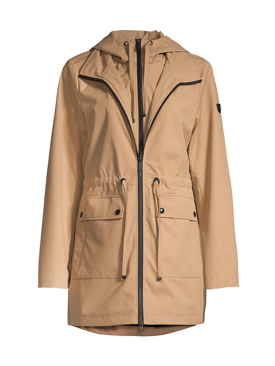 Womens Transitional Stretch Hooded Jacket Product Image
