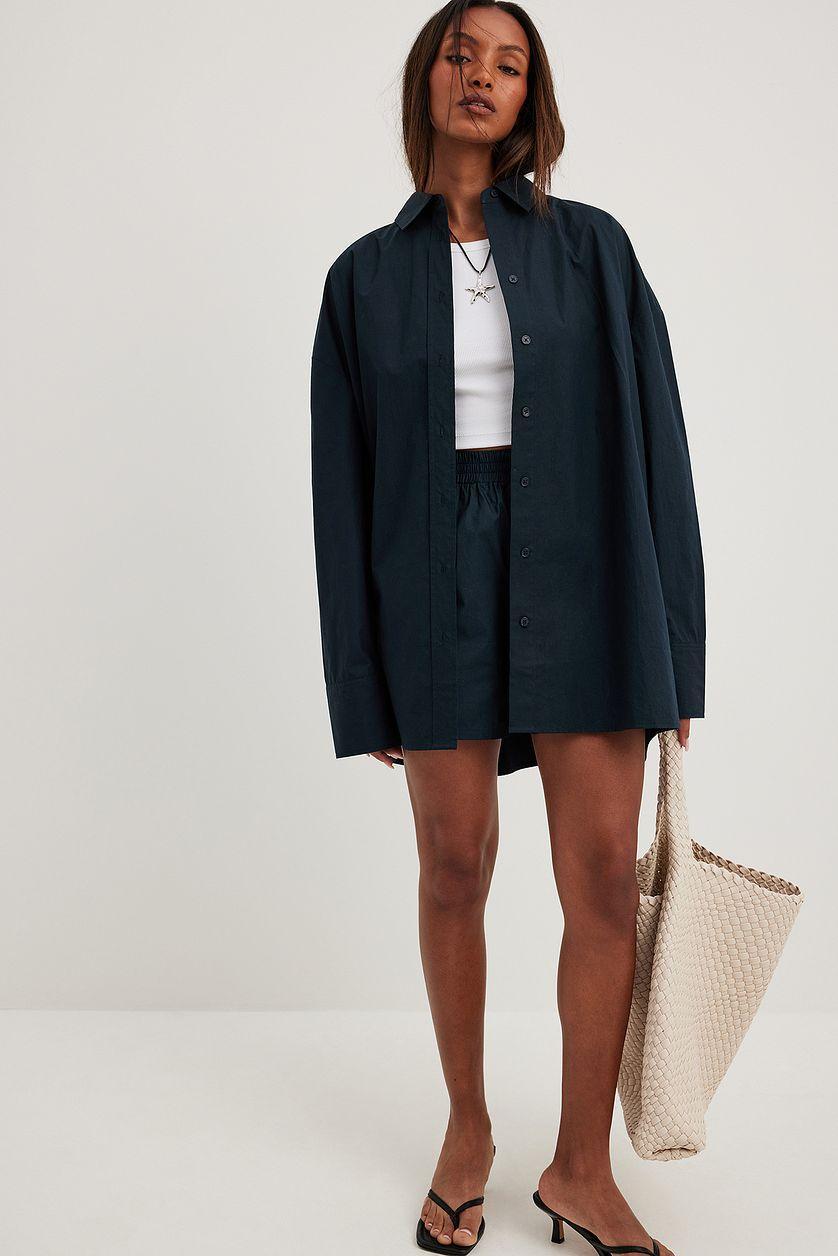 Heavy Oversized Cotton Shirt Product Image