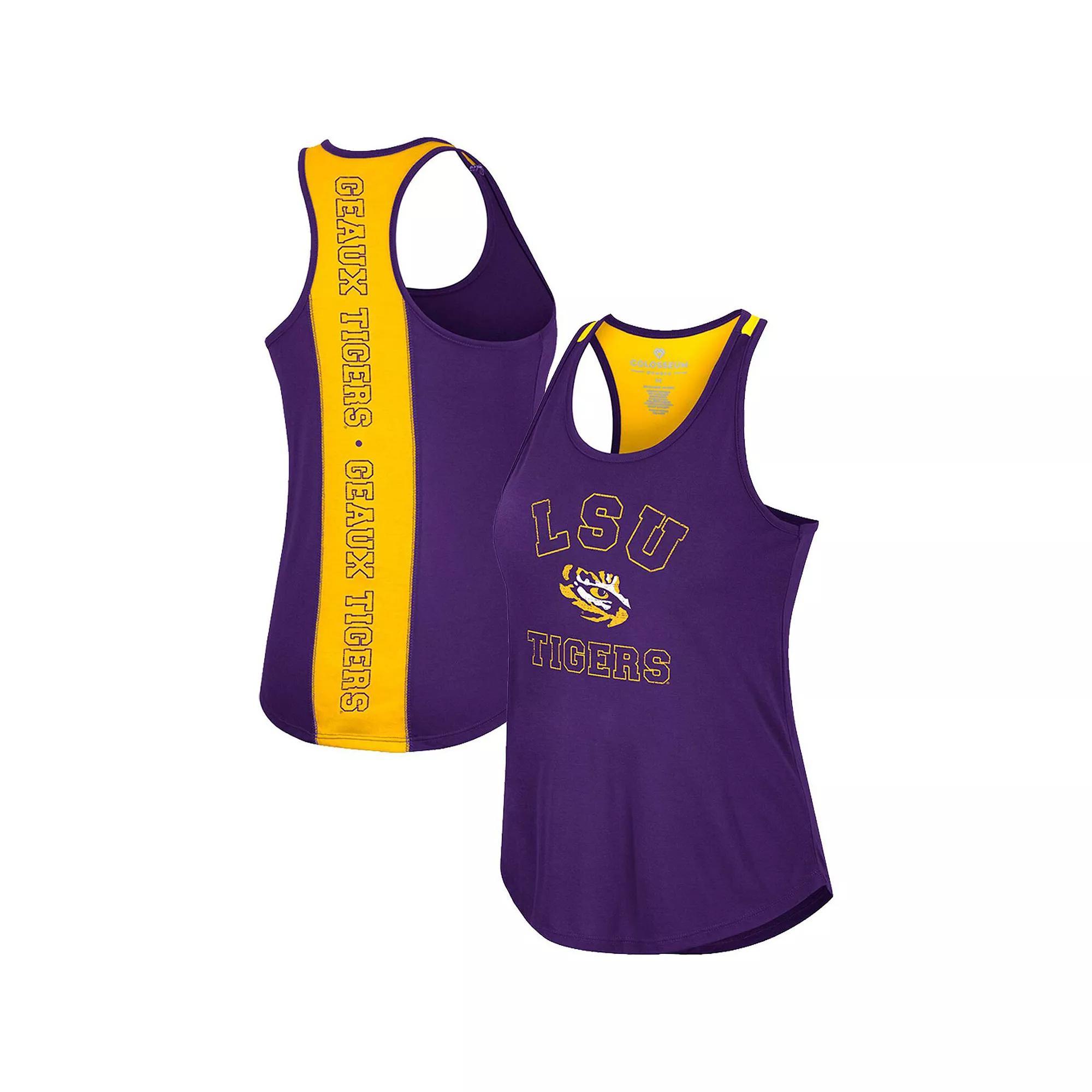 Womens Colosseum Royal Kentucky Wildcats 10 Days Racerback Scoop Neck Tank Top Product Image