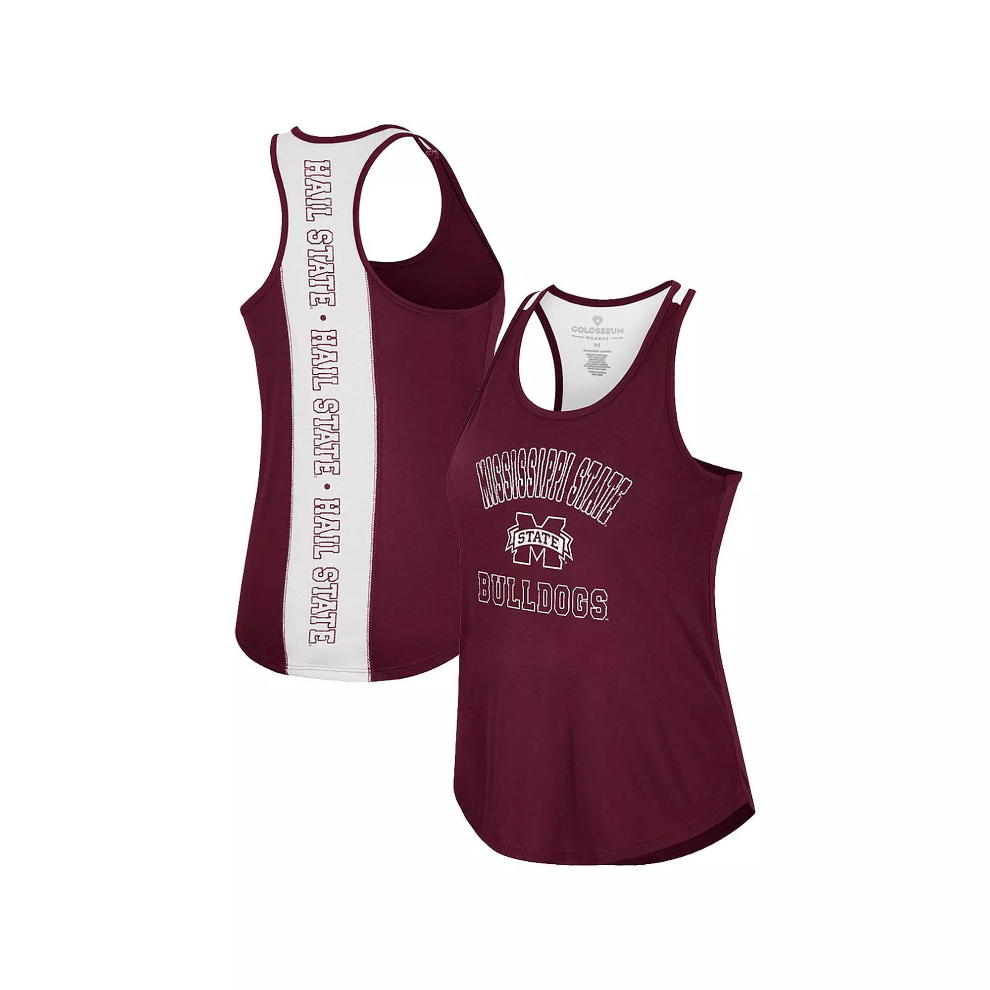 Womens Colosseum Royal Kentucky Wildcats 10 Days Racerback Scoop Neck Tank Top Product Image