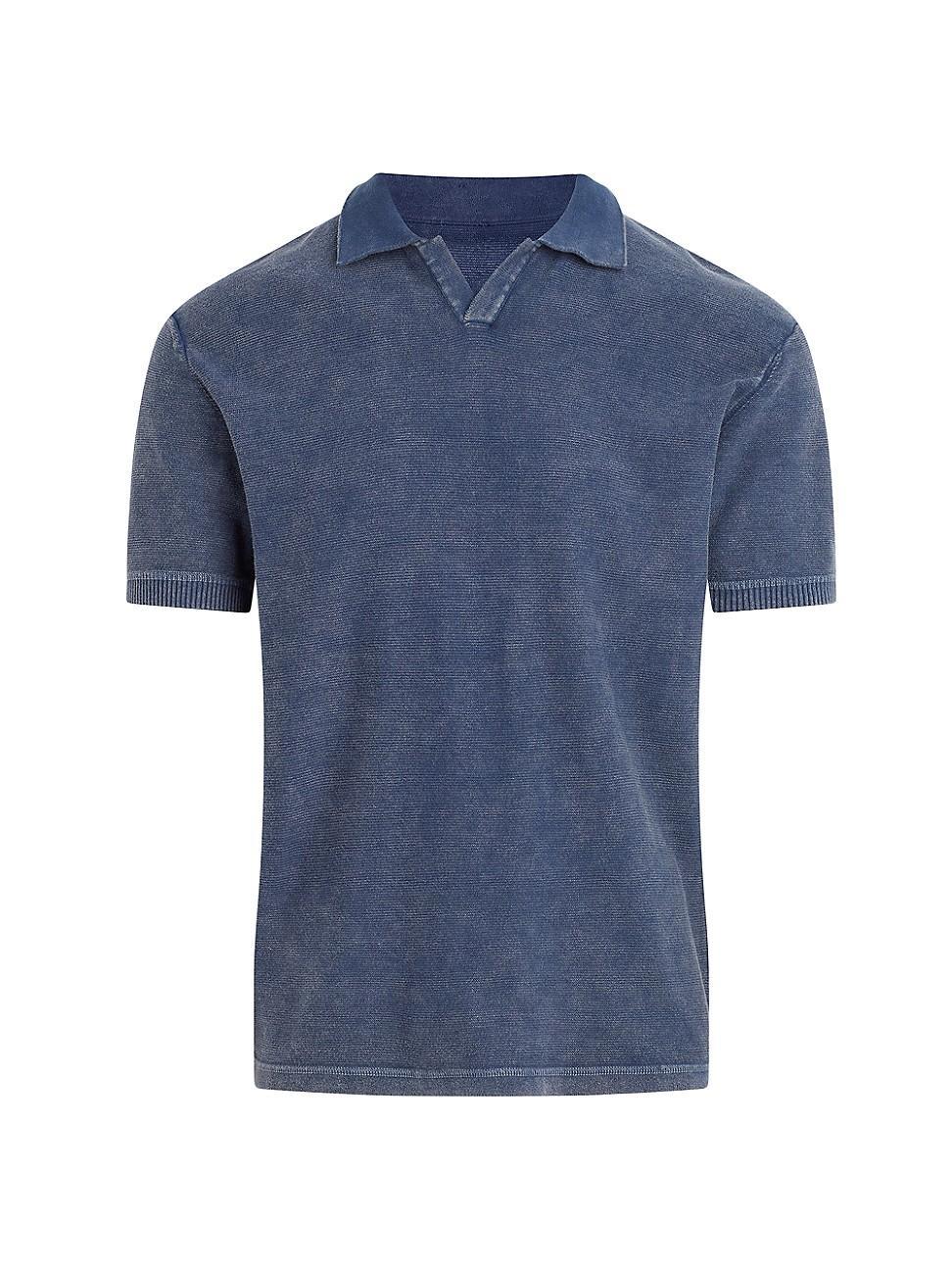 Joe's Jeans Jimmy Banlon Polo (Vintage Navy) Men's Clothing Product Image