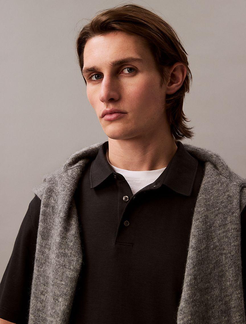 Pima Cotton Classic Polo Shirt Product Image