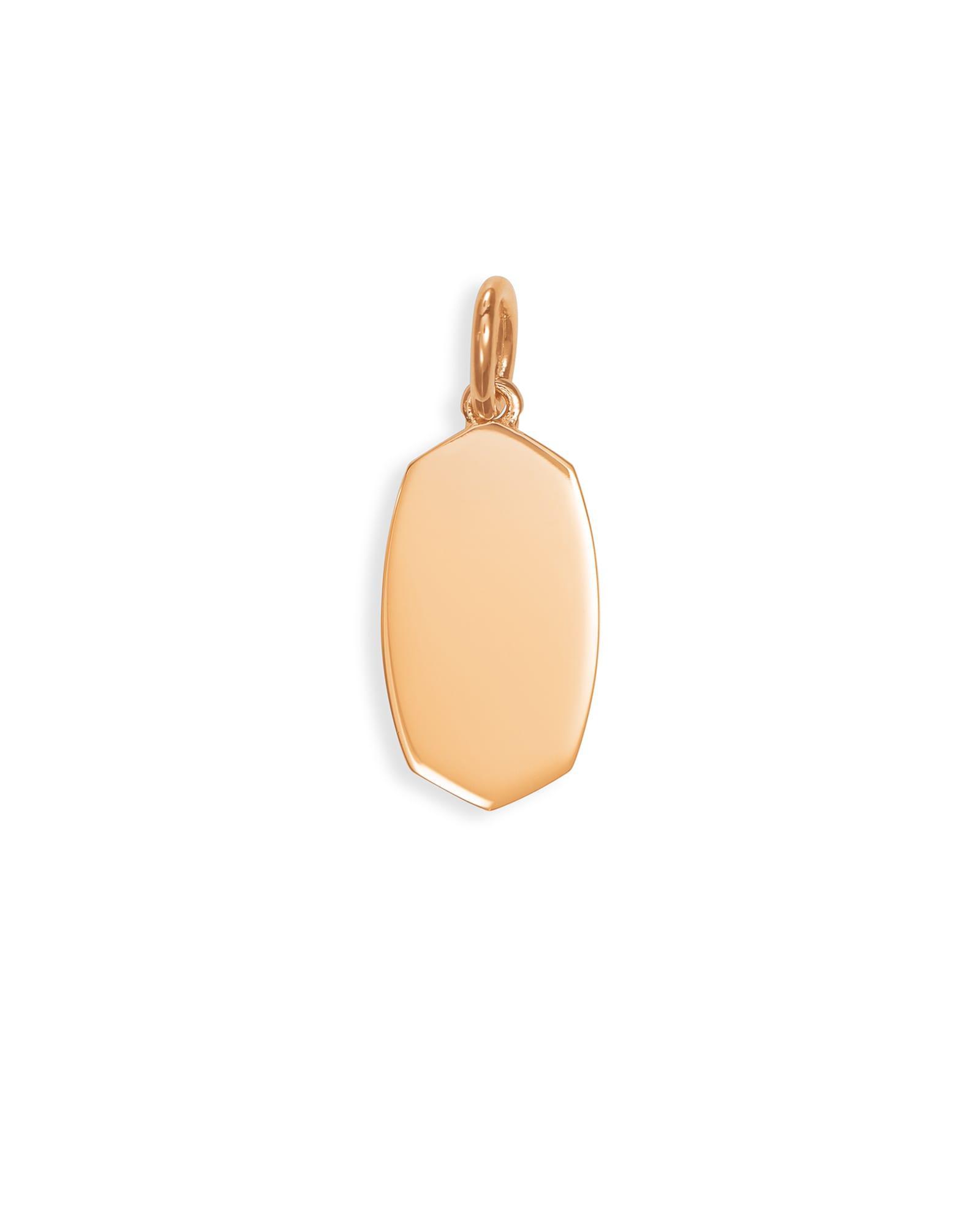Kendra Scott Elisa Charm in 18k Rose Gold Vermeil | Metal Product Image