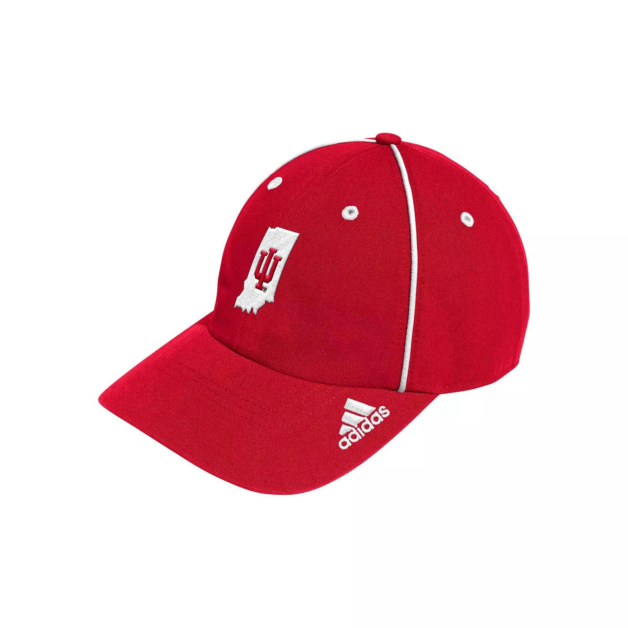 Men's adidas Royal Kansas Jayhawks Locker Room Athlete Pack Slouch Adjustable Hat, Blue Product Image