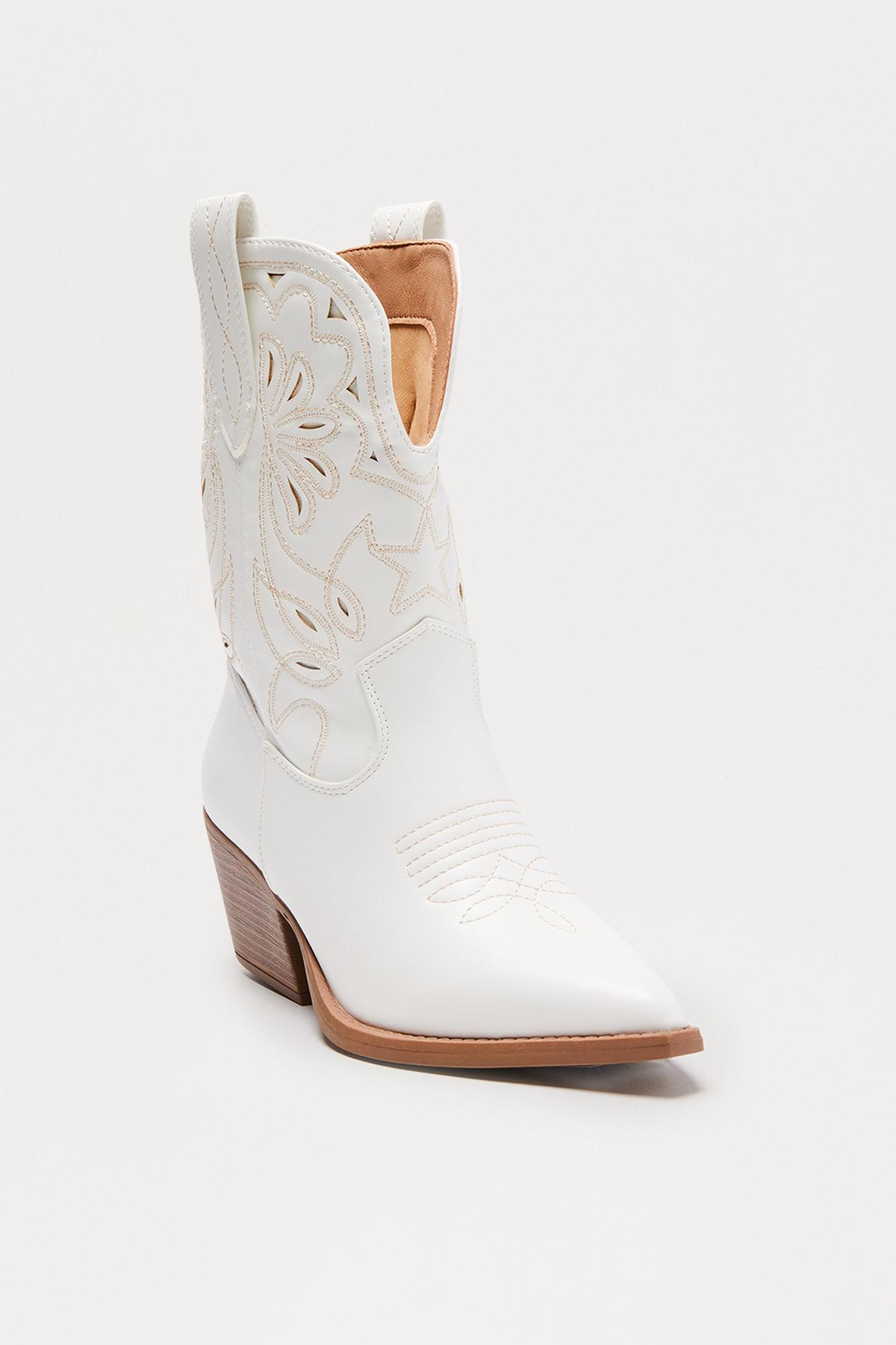McGraw Cowboy Boots - White Female Product Image
