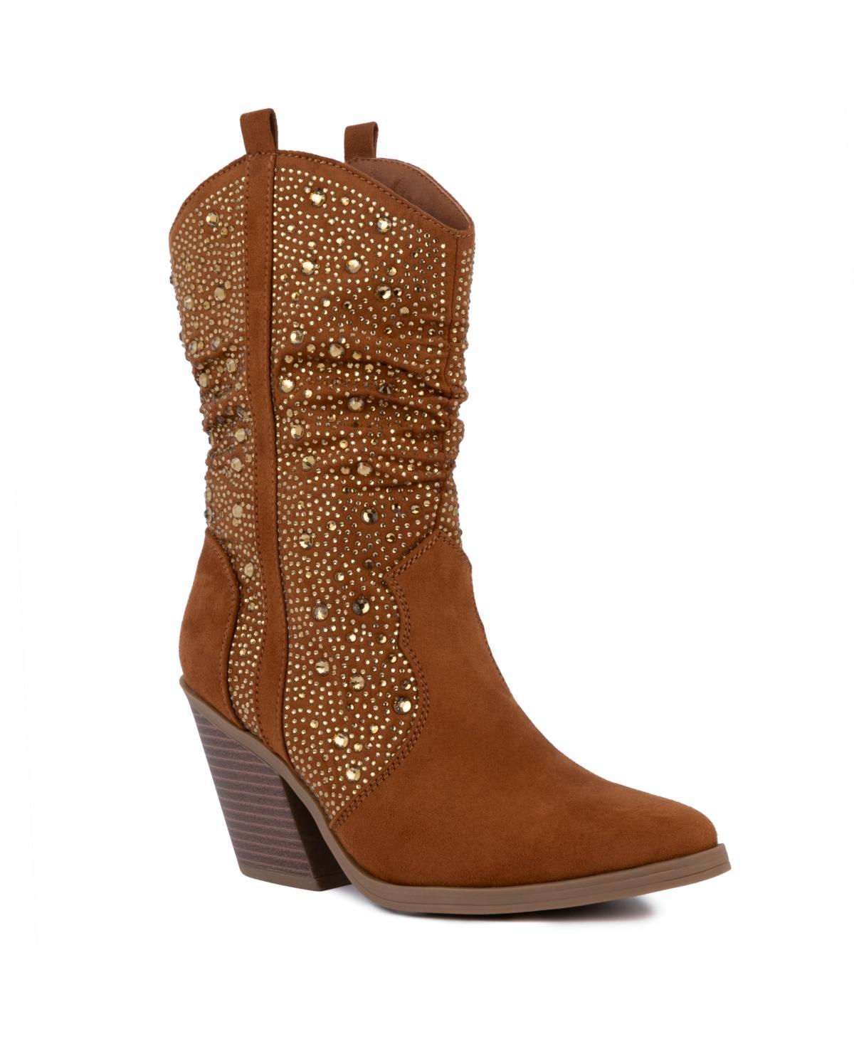 sugar Kassandra Womens Western Boots Dark Blue Blue Product Image