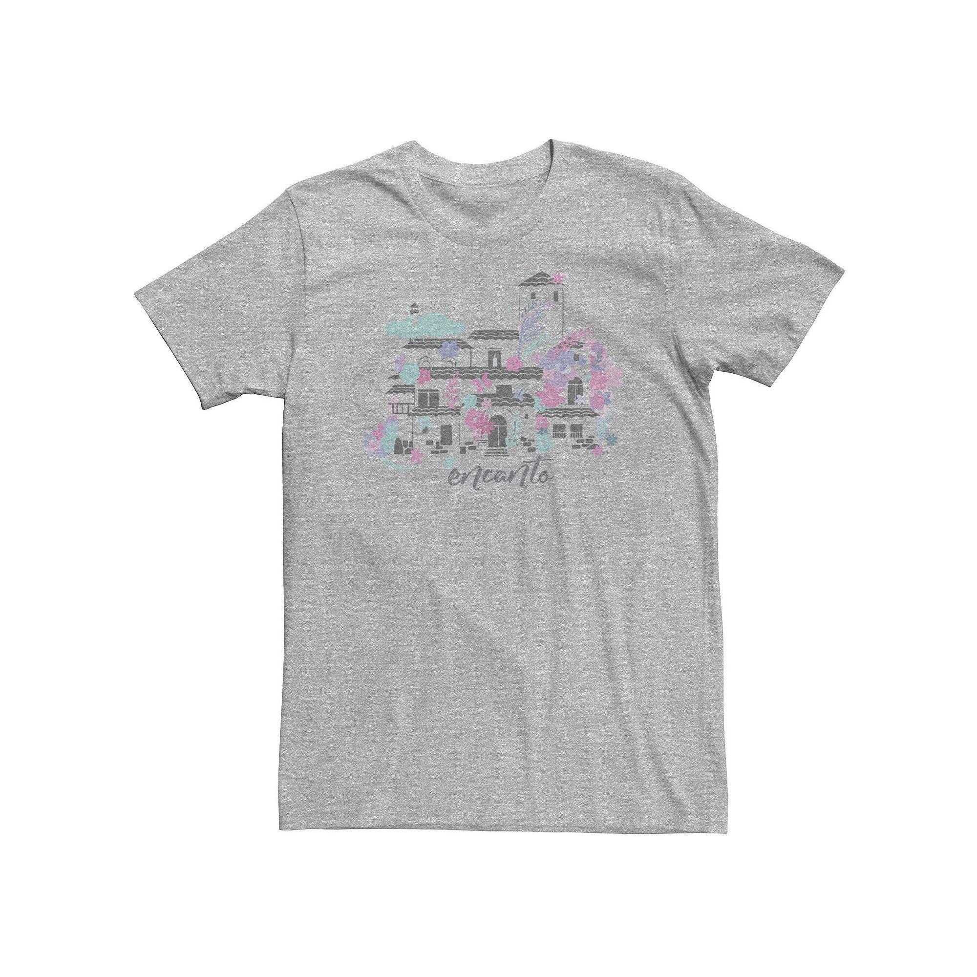 Big & Tall Disney Encanto Home Water Color Portrait Tee, Men's, Size: XXL Tall, Athletic Grey Product Image