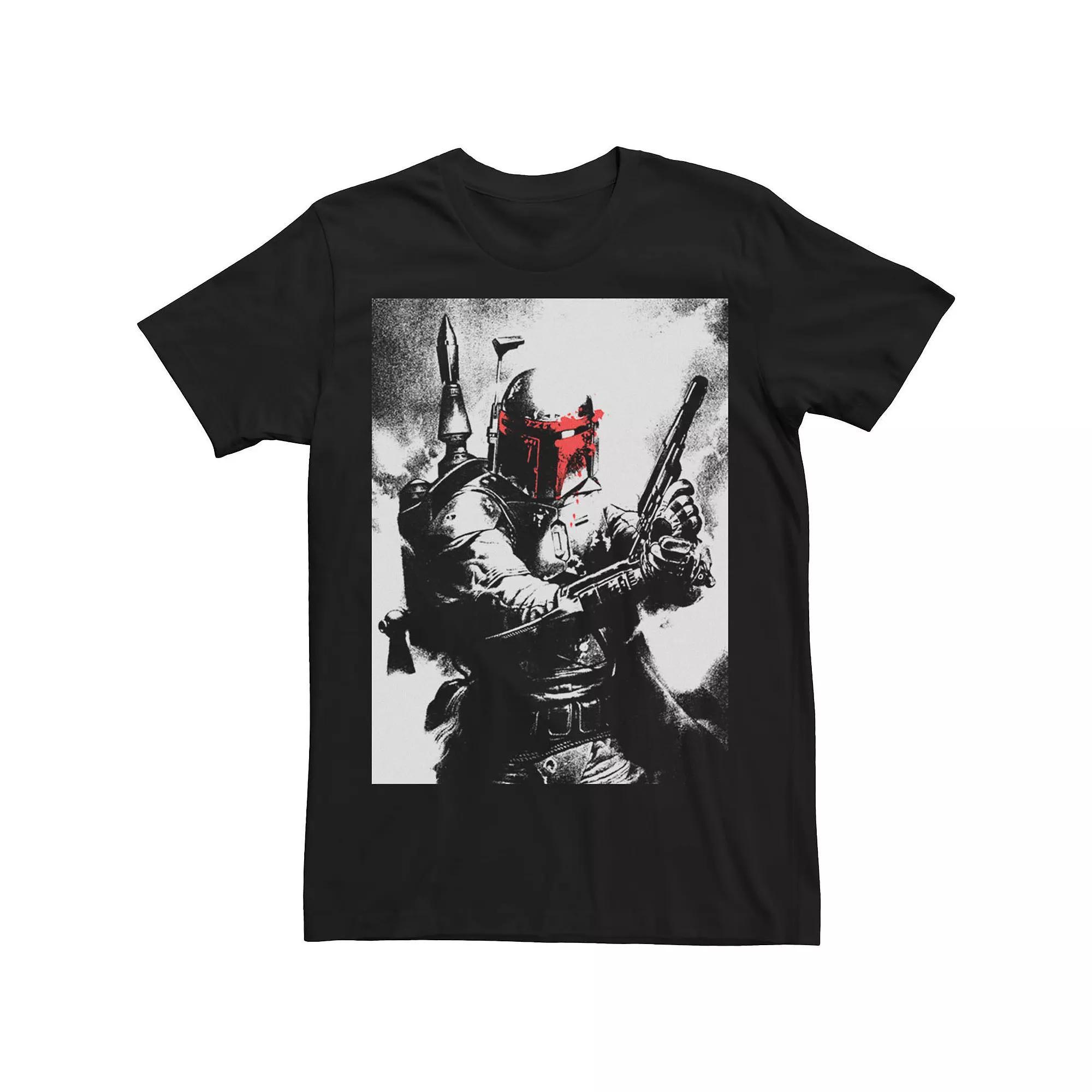 Big & Tall Star Wars Bubba Fatt Vintage Poster Tee, Men's, Size: 5XL, Black Product Image