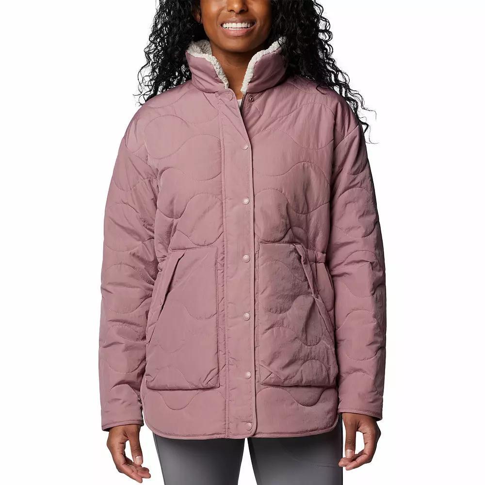 Women's Columbia Birchwood™ II Quilted Jacket, Size: XXL, Dark Grey Product Image