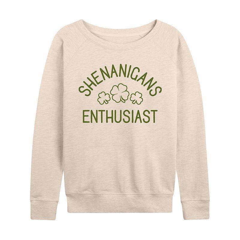 Womens Shenanigans Enthusiast French Terry Long Sleeve Tee Product Image