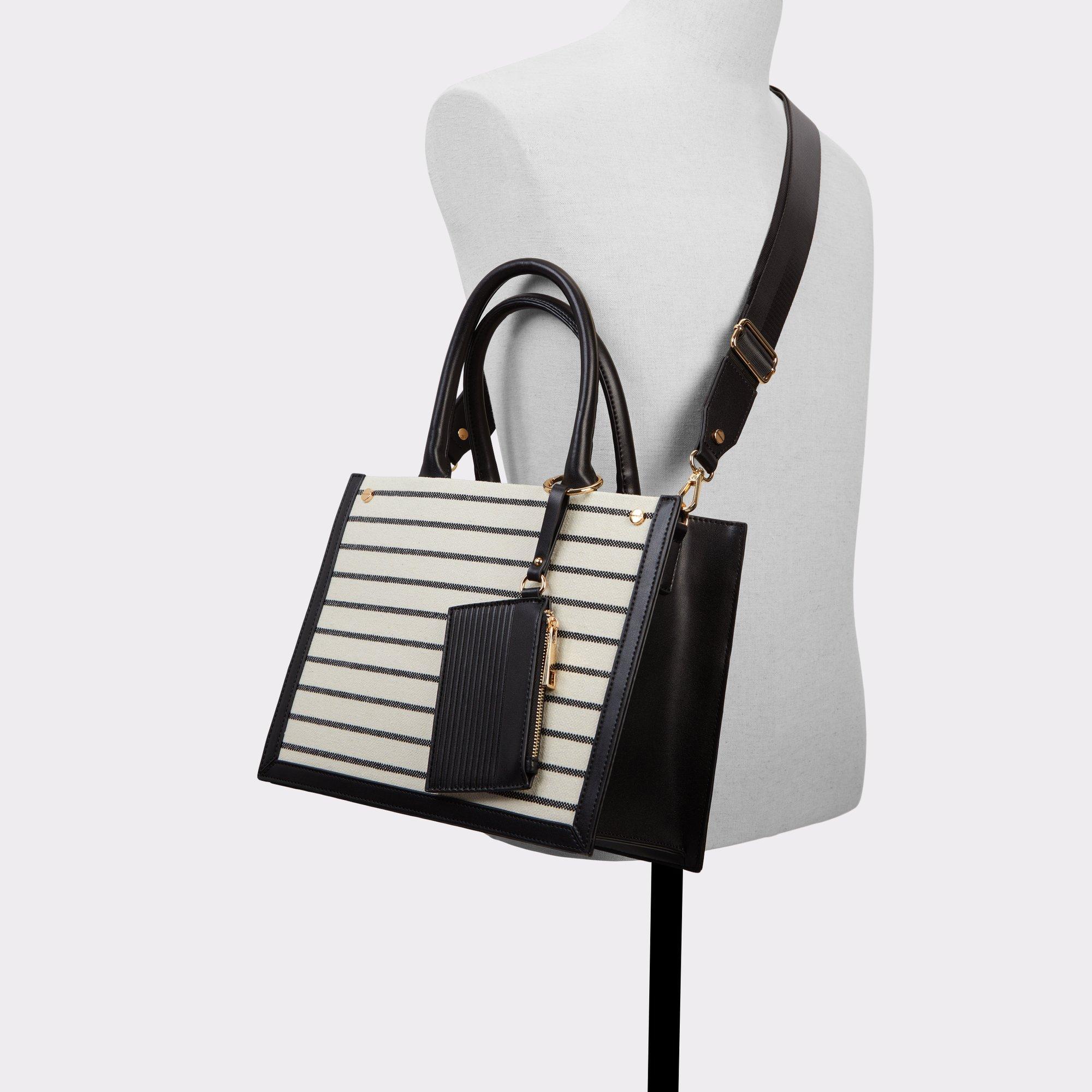 ALDO Daspiassx - Women's Tote Handbag - Black Combo Mixed Material Product Image