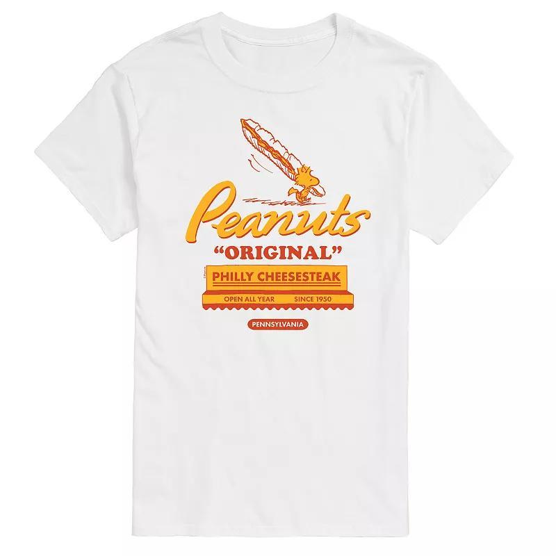 Big & Tall Peanuts Philly Cheesesteak Graphic Tee, Mens Product Image