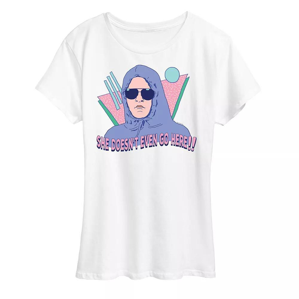 Womens Mean Girls Doesnt Even Go Here Graphic Tee, Girls Heather Grey Product Image