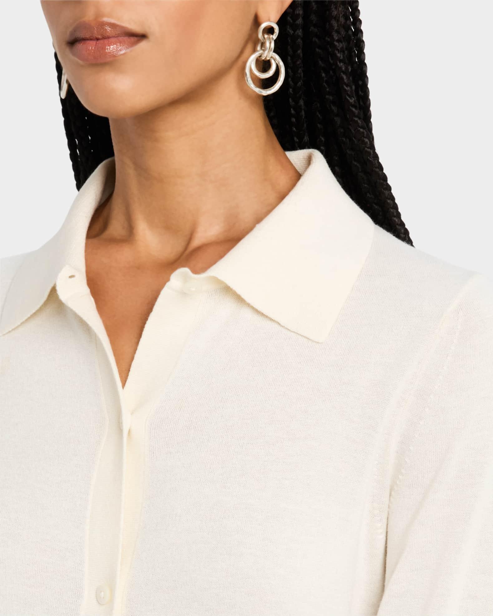 Showtime Silk-Linen Maxi Shirtdress Product Image