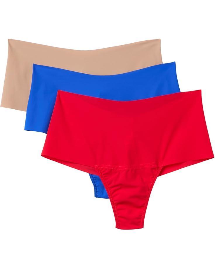 BreatheSoft Natural Rise 3-Pack Thong Product Image