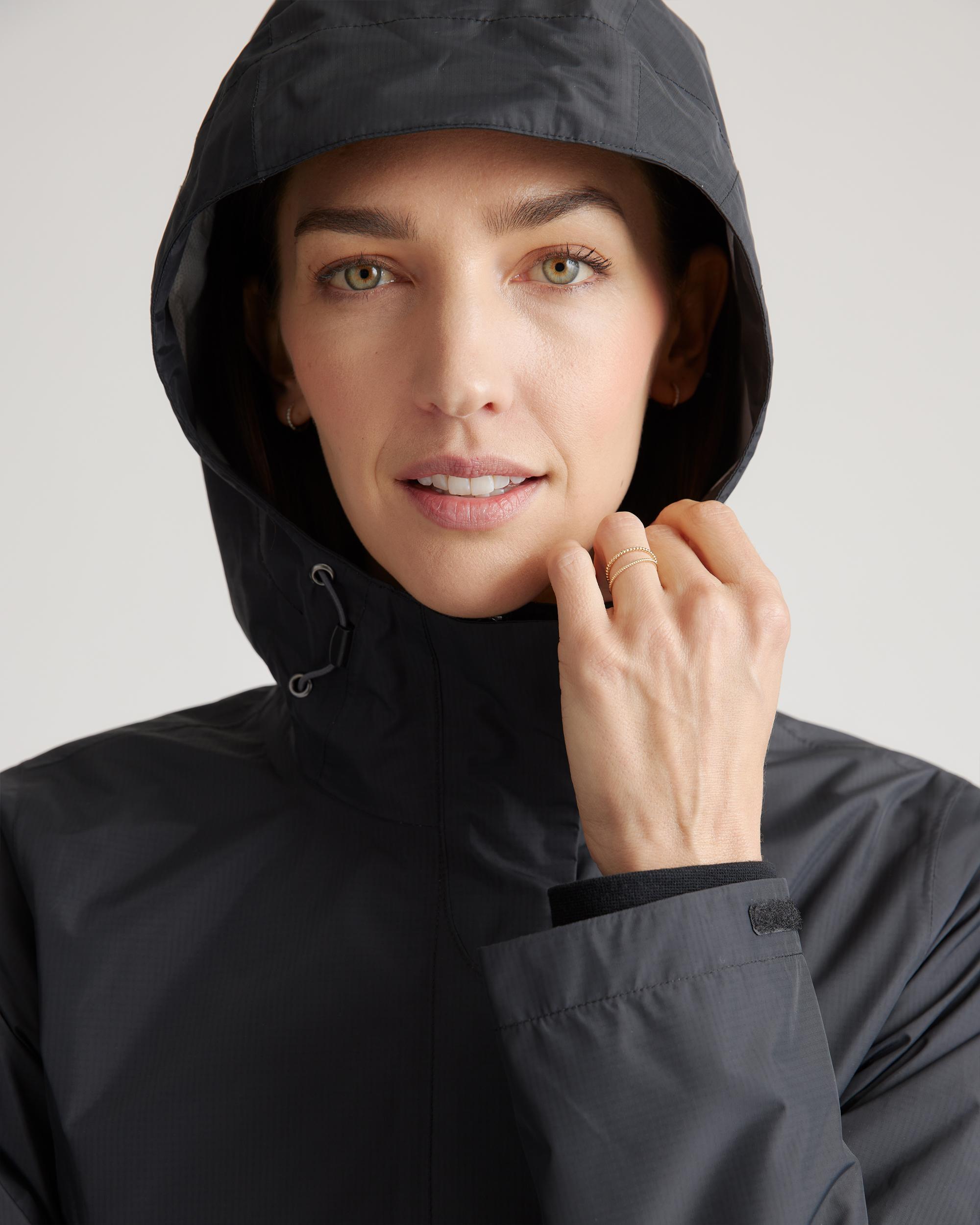 Quince | Women's Weatherproof Short Rain Shell Jacket Polyester/Recycled Polyester Blend Product Image