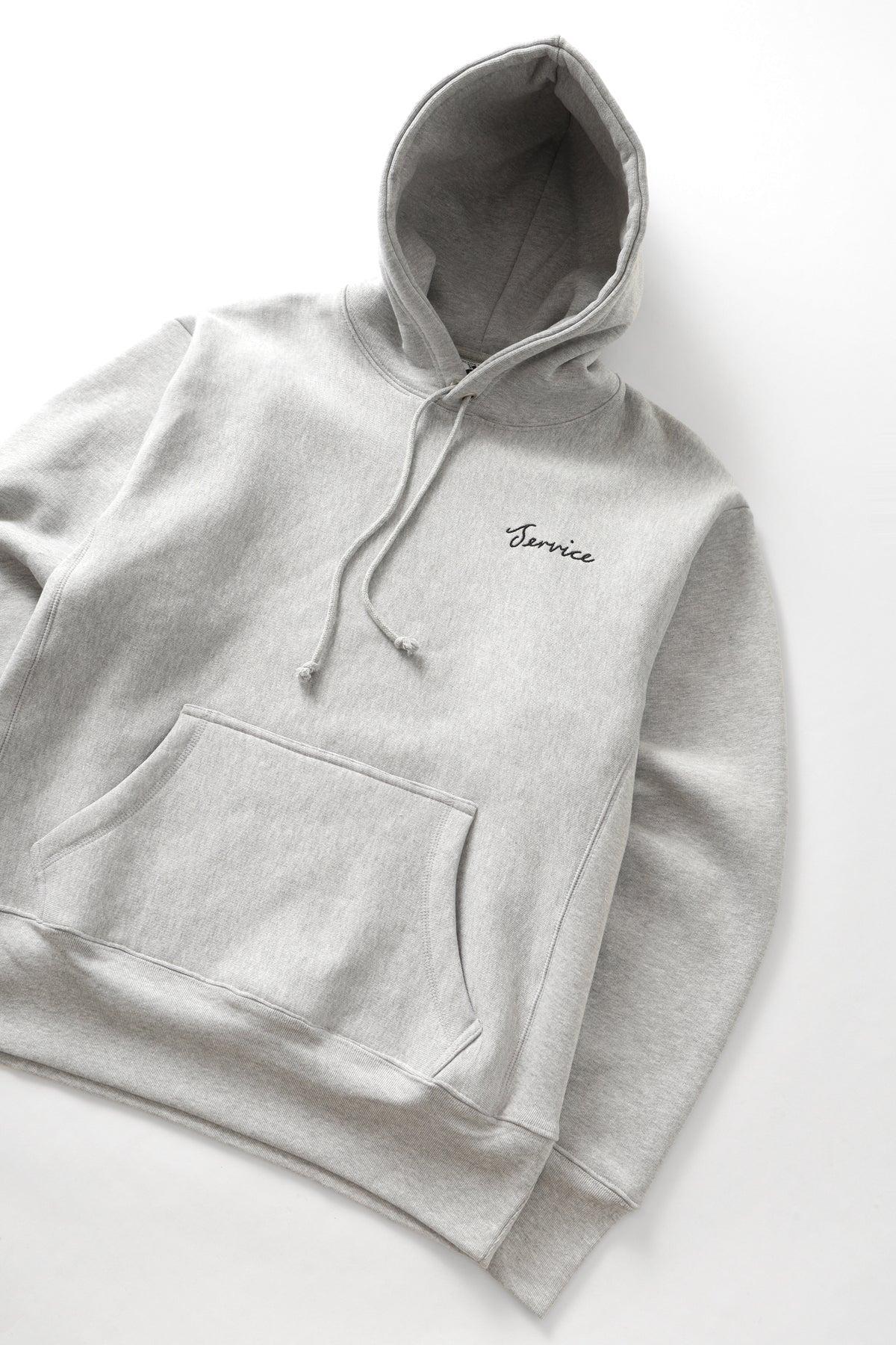 Service Works - Arch Logo Hoodie - Marl Grey Product Image
