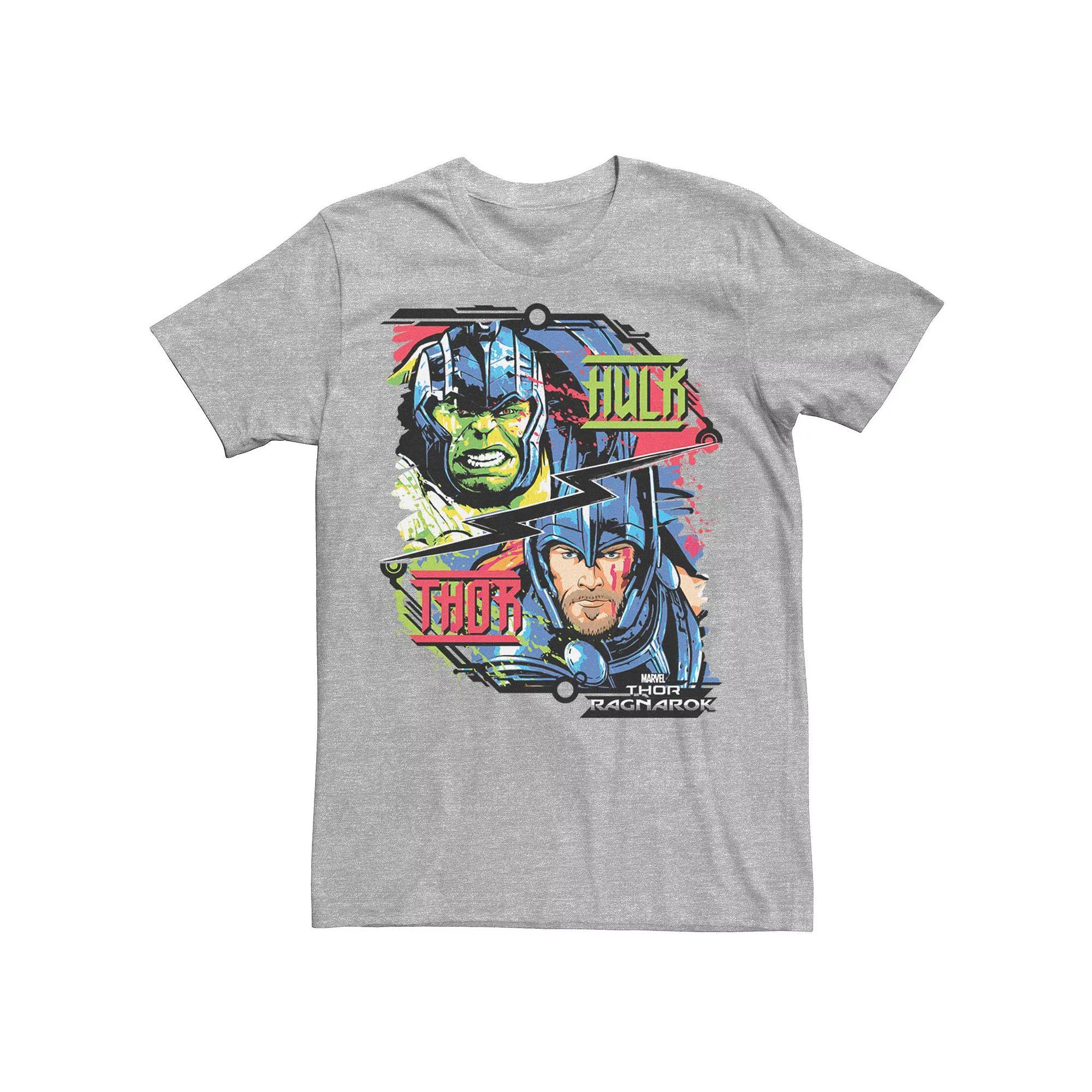 Men's Marvel Thor Ragnarok Hulk Champ vs God of Thunder Tee, Size: Small, Athlc Hthr Product Image