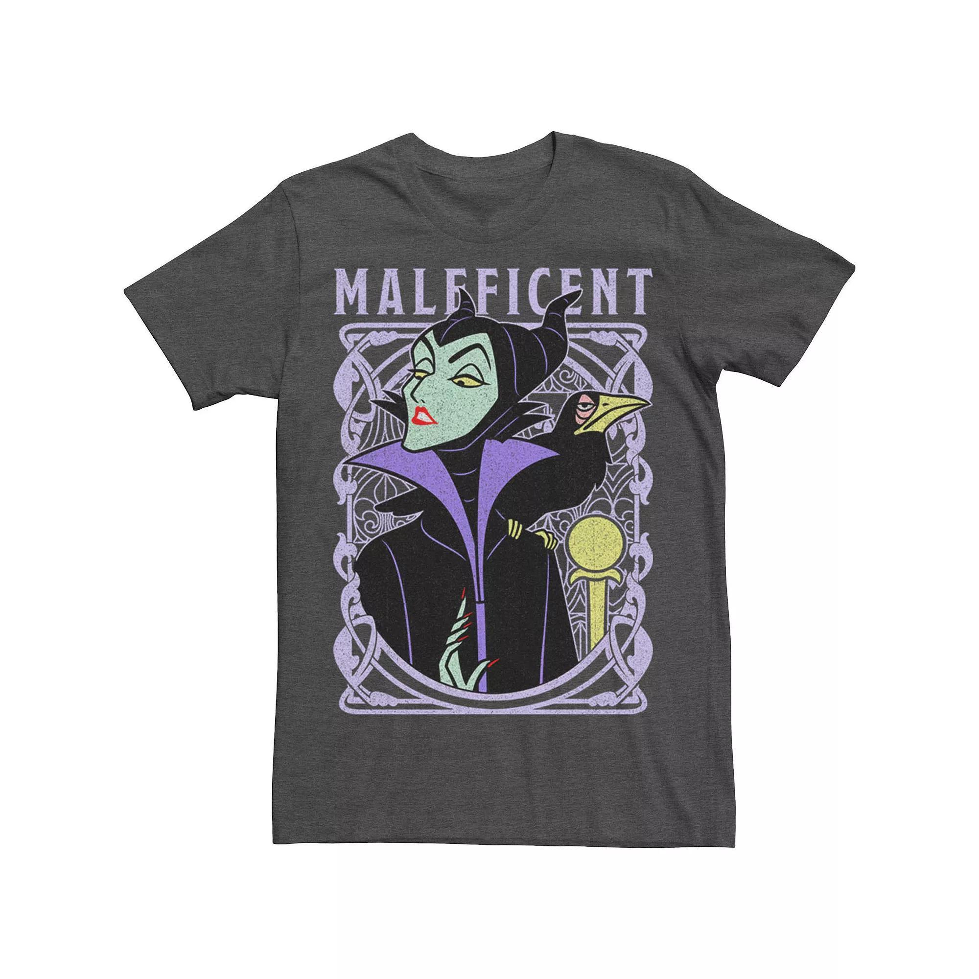 Disney's Sleeping Beauty Maleficent Men's Old School Poster Tee, Size: 3XL, Black Product Image