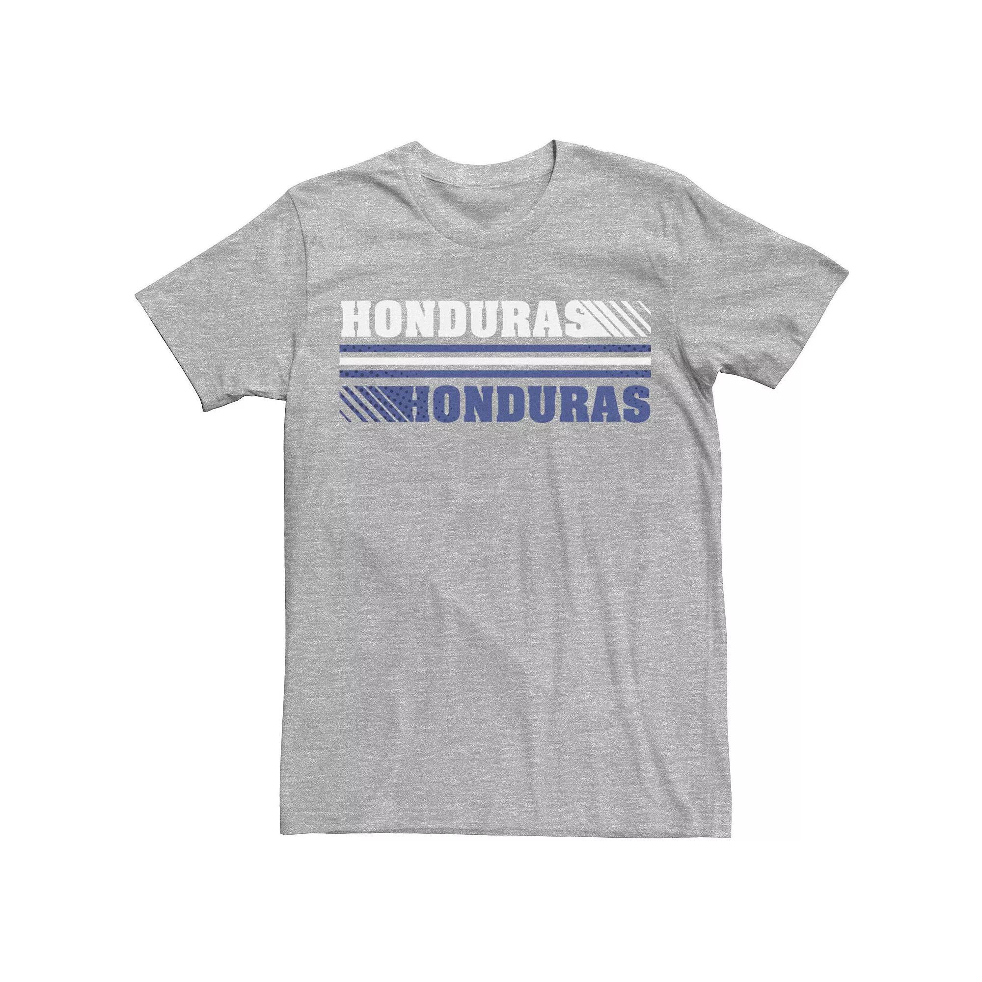 Men's Gonzales Honduras Colorful Word Stack Tee, Size: 3XL, Athletic Grey Product Image