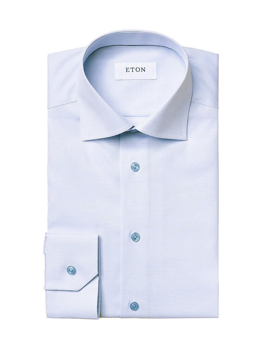 Eton Slim Fit Textured Solid Shirt Product Image