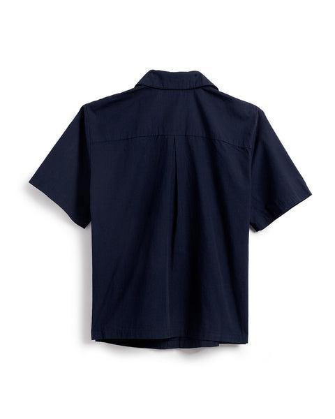 Women's Camp Shirt - Navy Product Image