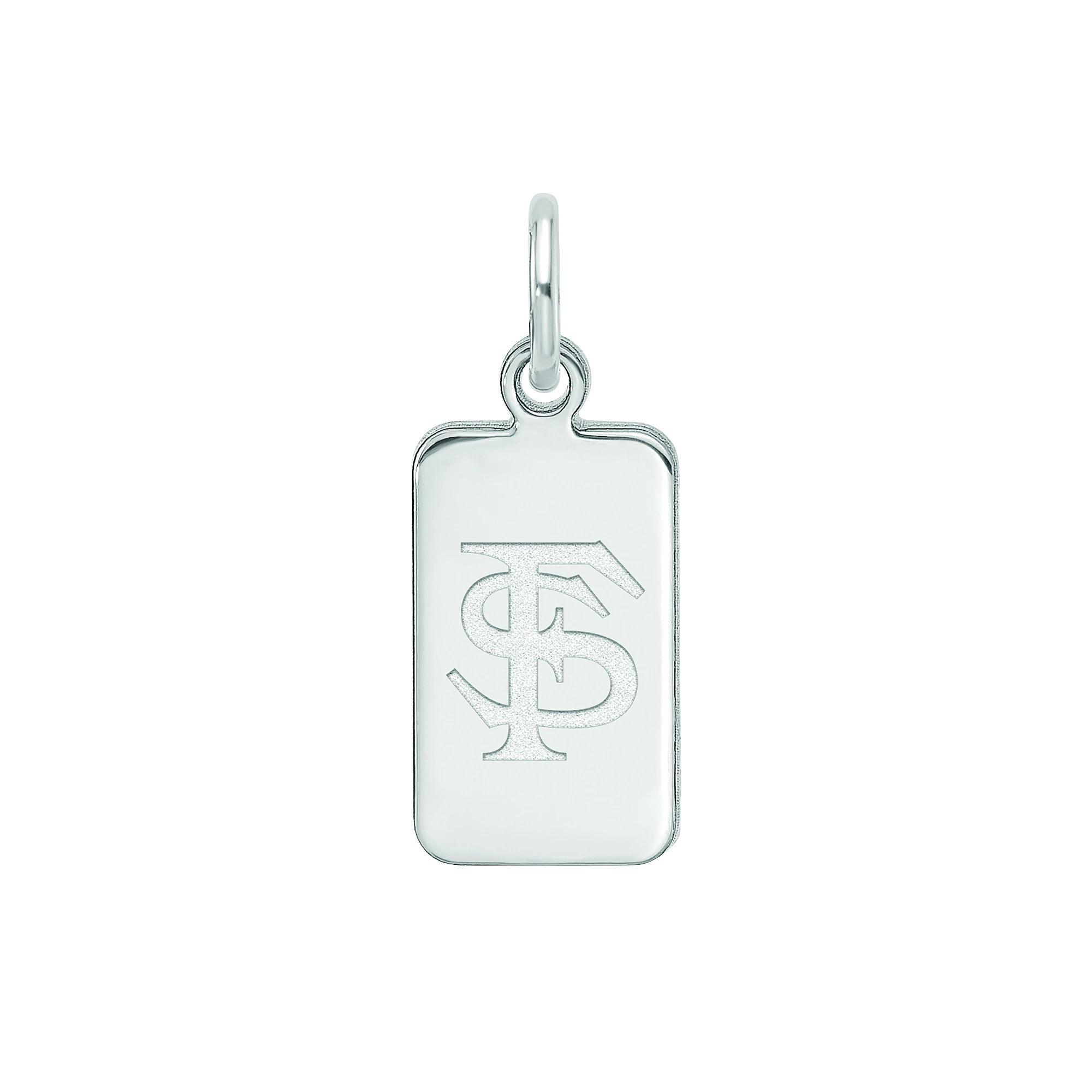 LogoArt Sterling Silver Florida State Tag Pendant, Women's, Size: 15 mm Product Image