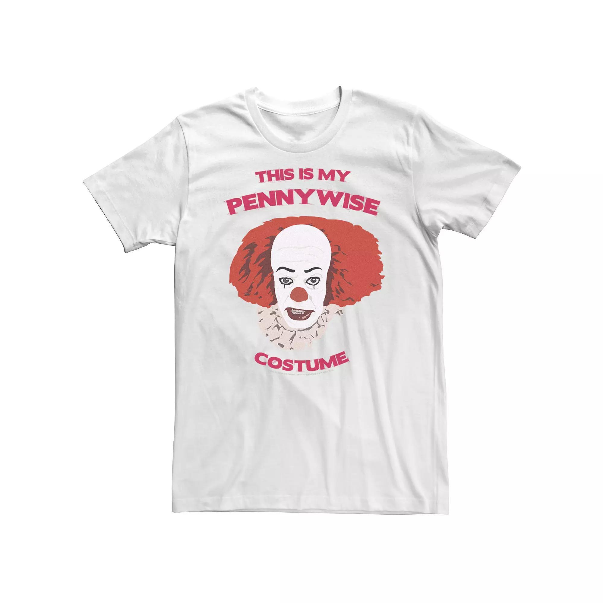 Big & Tall IT Classic Halloween This Is My Pennywise Costume Tee, Men's, Size: 4XL, White Product Image