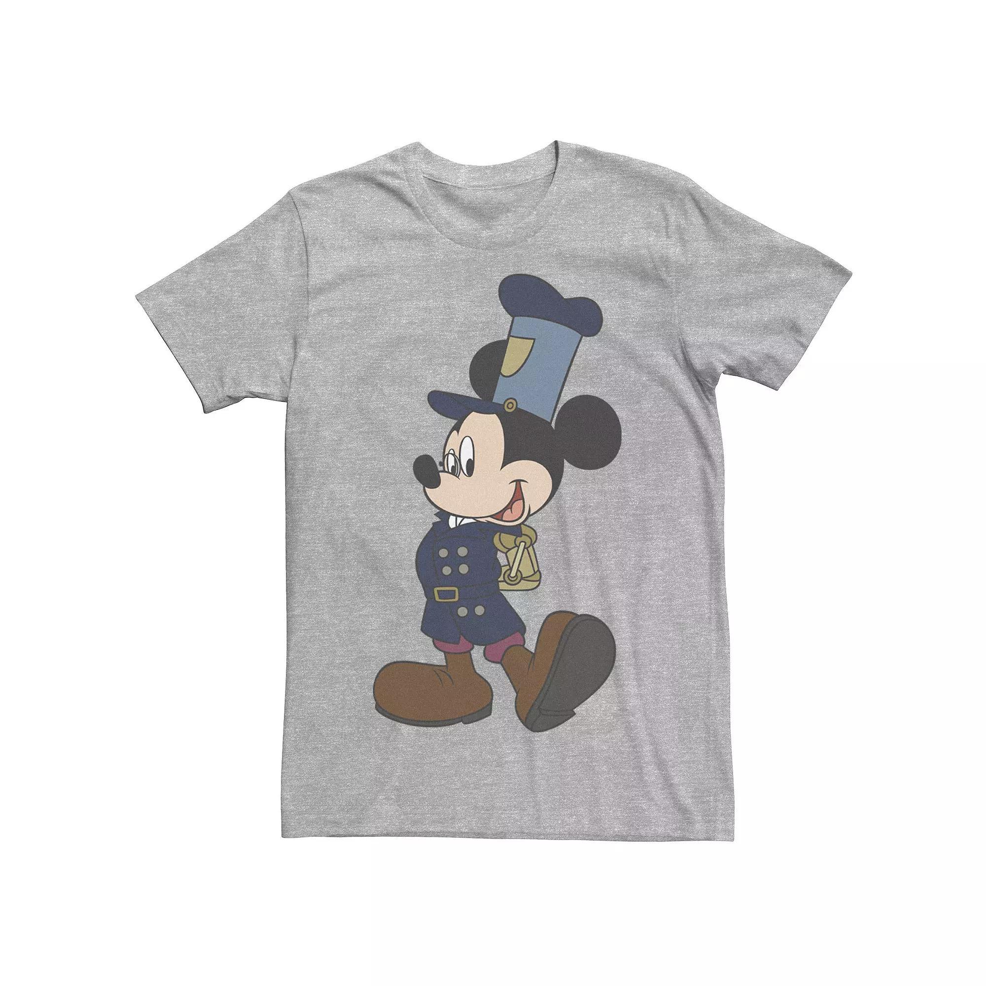 Disney's Mickey Mouse Steampunk Outfit Men's Tee, Size: XL, Athletic Grey Product Image