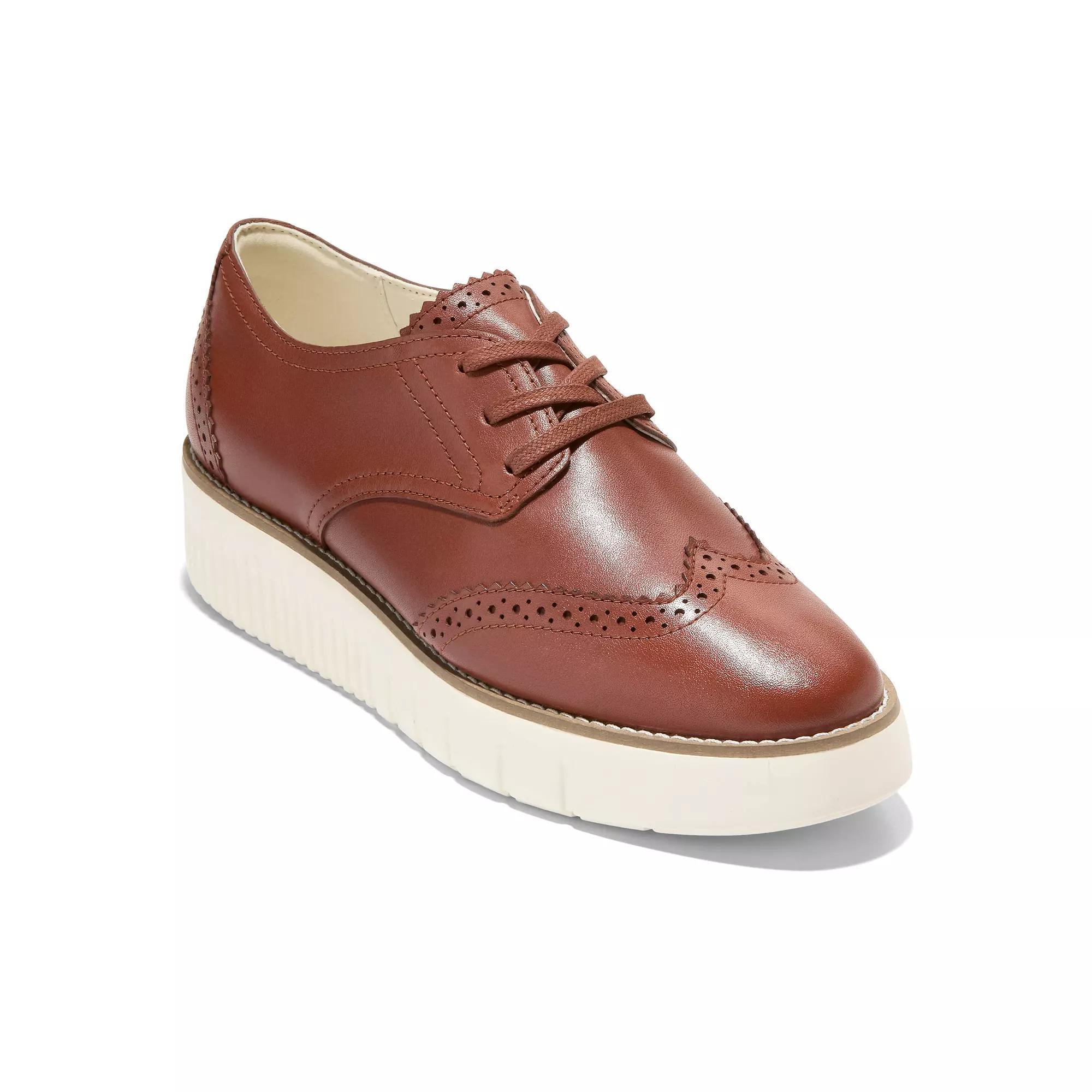 Cole Haan Grand City Women's Oxford Shoes, Size: 6.5, Ch Dark Crml Ivory Product Image