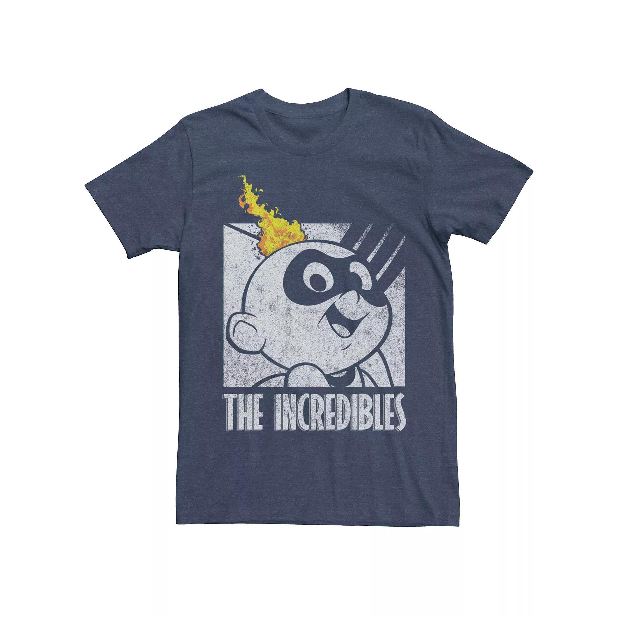 Men's Disney Pixar Incredibles 2 Jack Jack Poster Graphic Tee, Size: XXL, Navy Grey Product Image