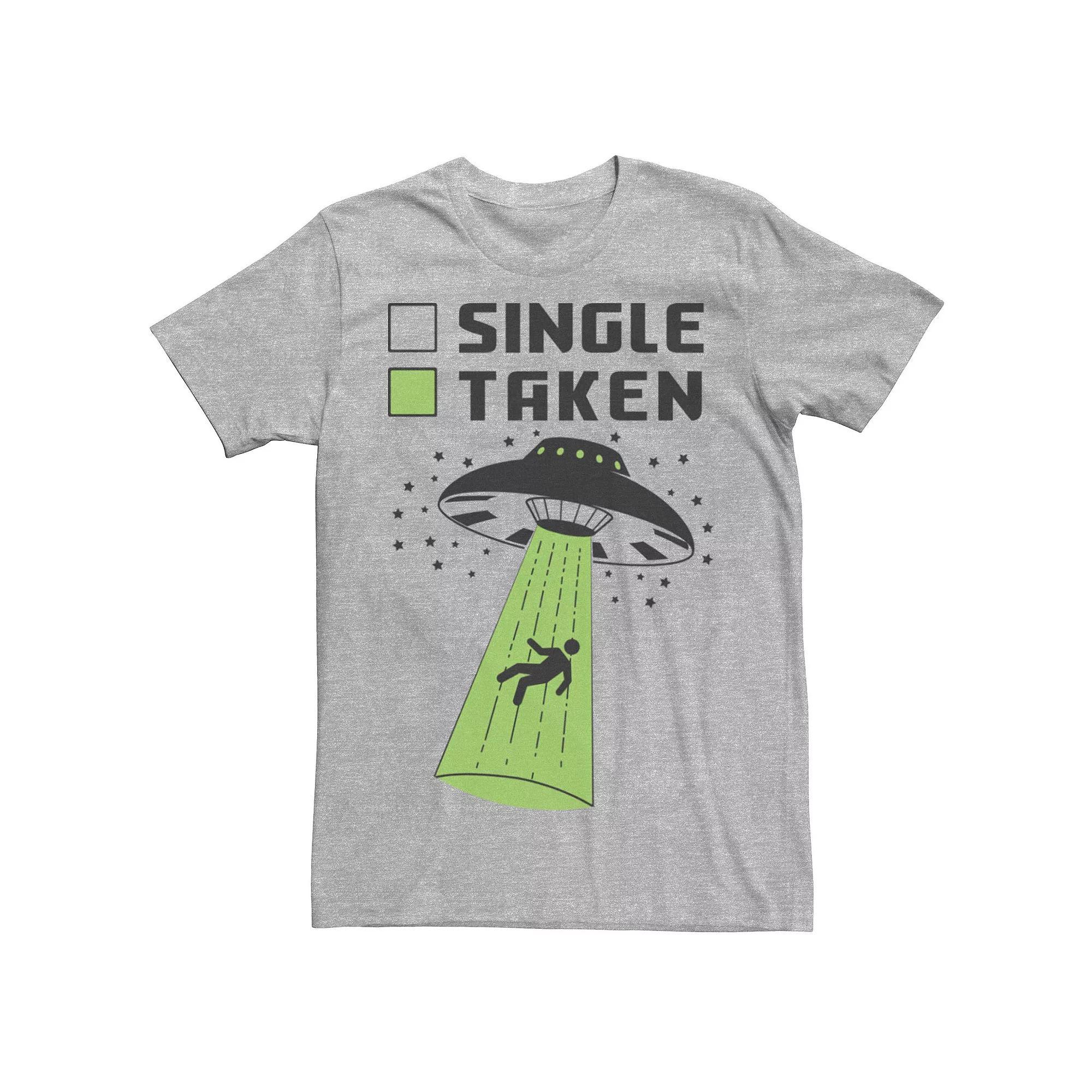 Men's Single or Taken Tee, Size: XXL, Athletic Grey Product Image