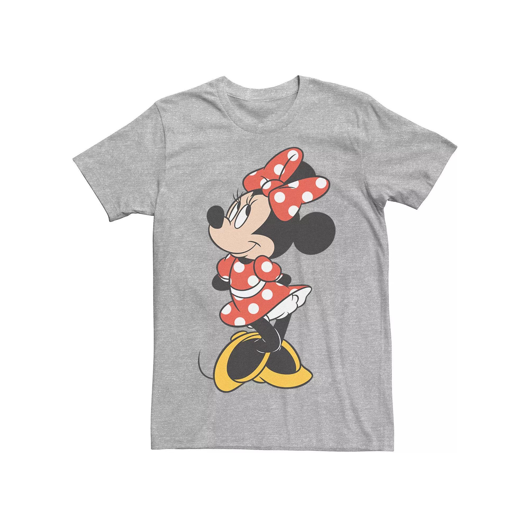 Disney's Minnie Mouse Vintage Minnie Pose Men's Tee, Size: XL, Athletic Grey Product Image