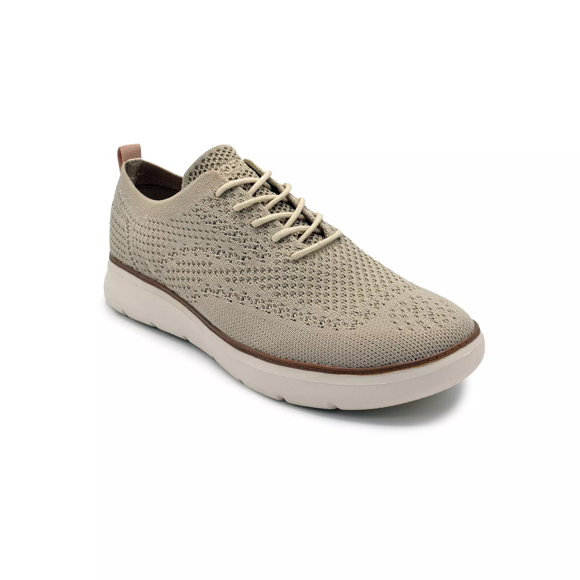 Men's DELO Go Green ECO-Friendly Knit Oxfords, Size: 12, Beige Product Image