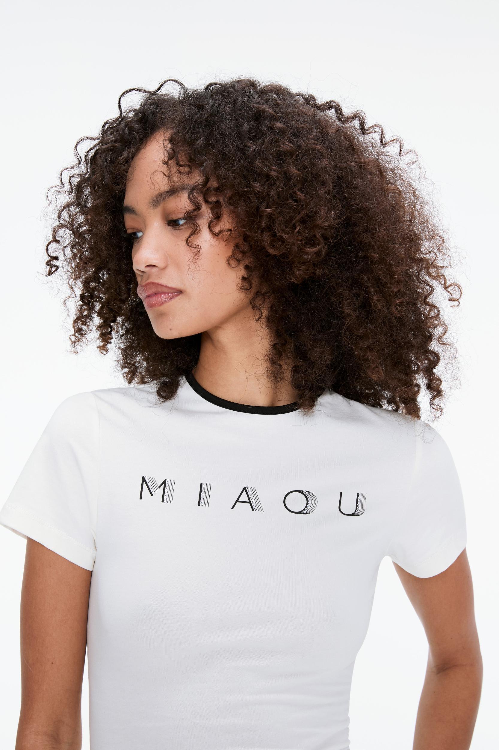RHINESTONE MINI TEE - WHITE Product Image