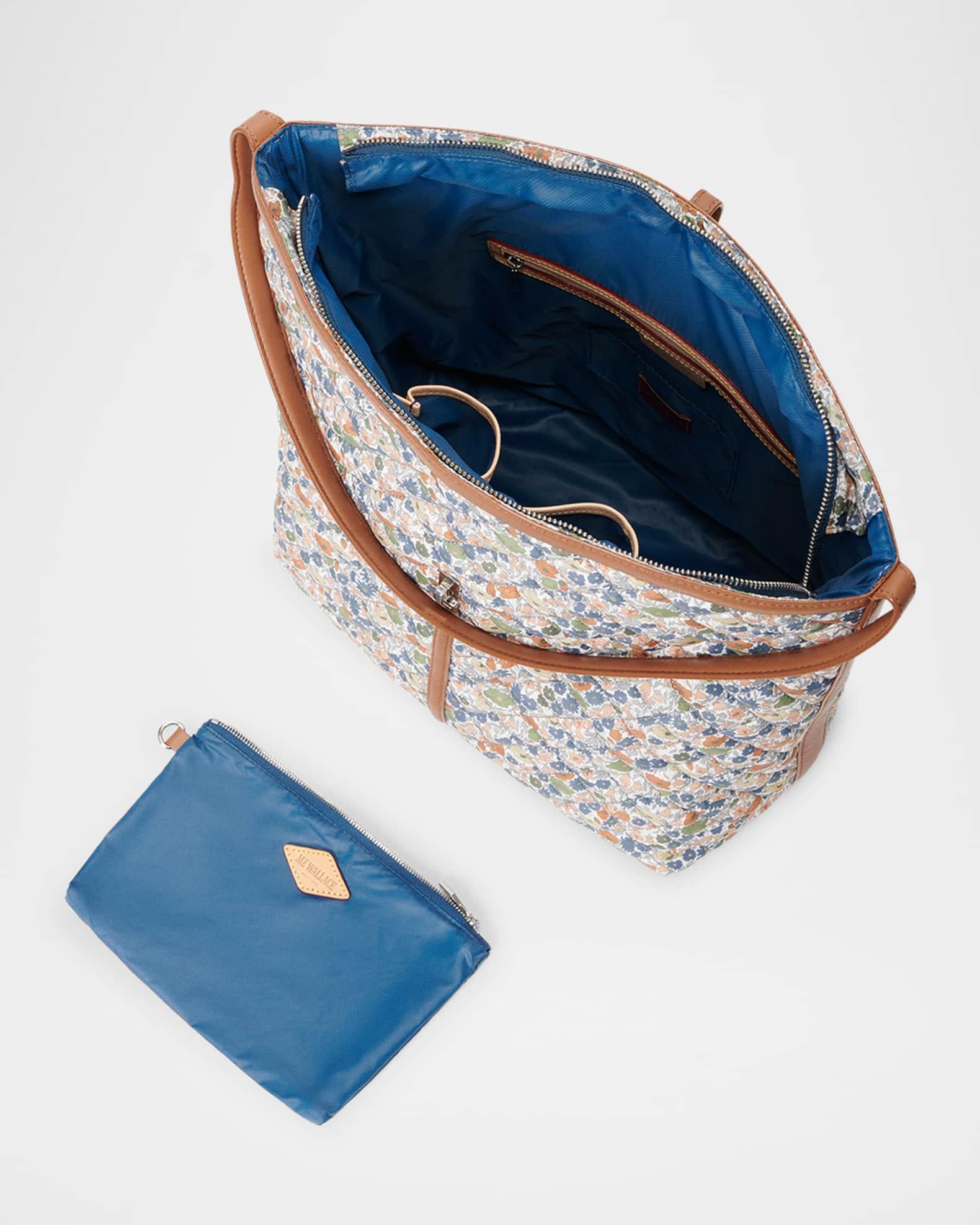 Astor Floral-Print Quilted Hobo Shoulder Bag Product Image
