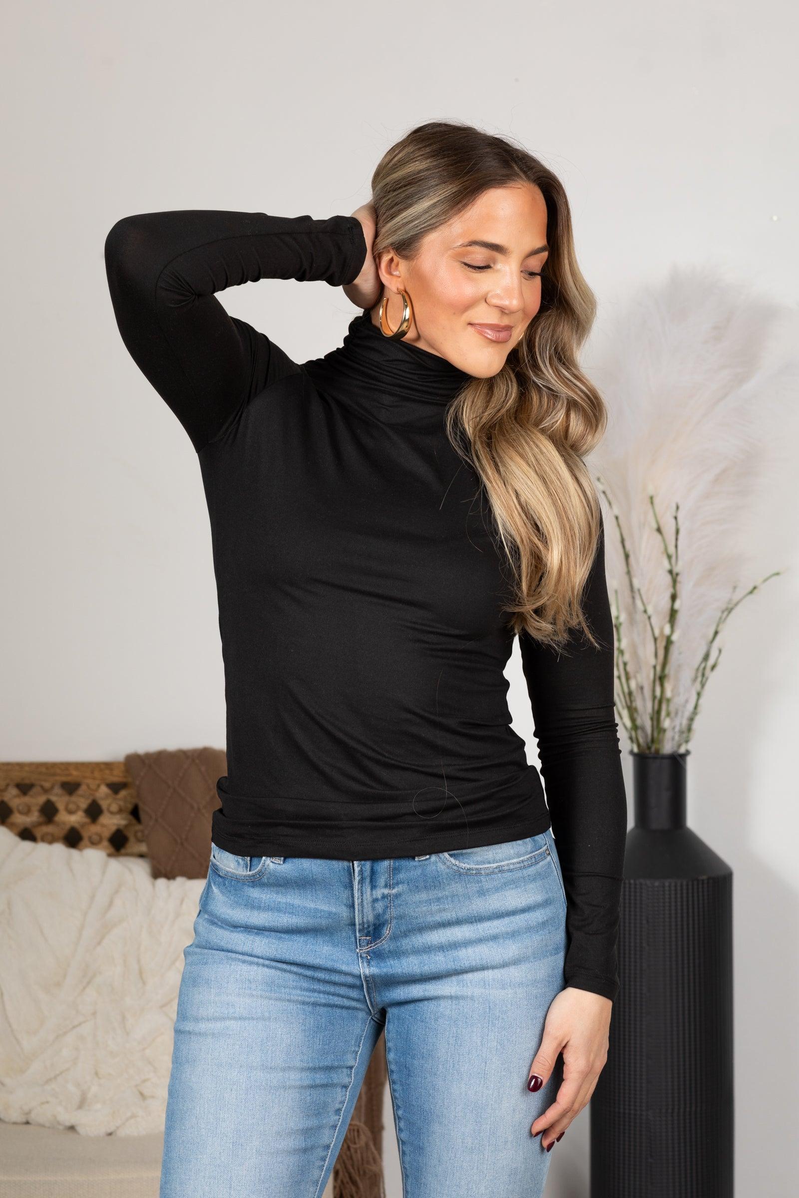 Buttery Soft Turtleneck Top Product Image