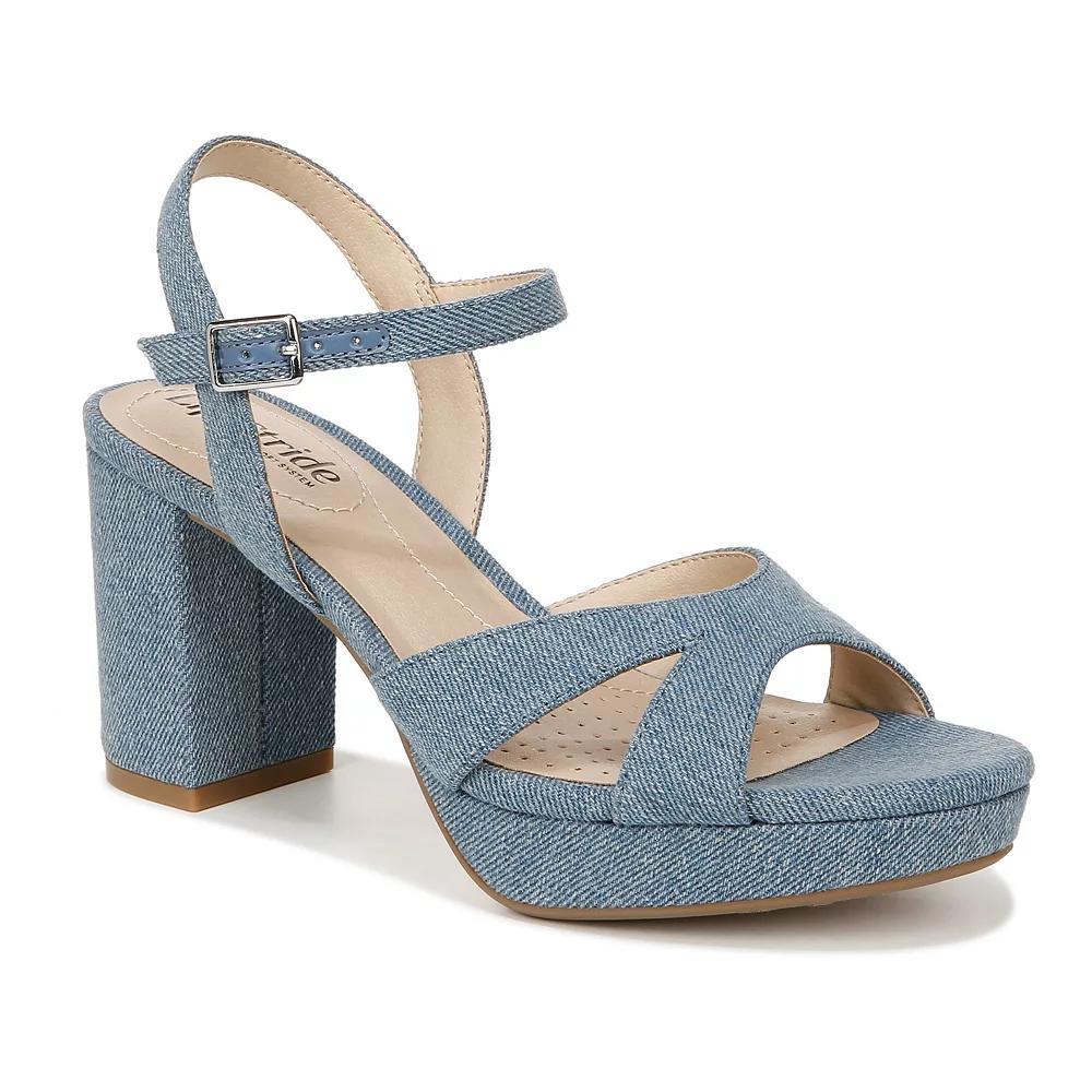 LifeStride Last Dance 4 Women's Platform Block Heels, Size: 9.5, Blue Blue Product Image