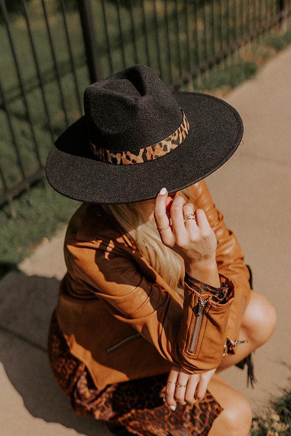 What's The Scoop Felt Hat In Black Product Image