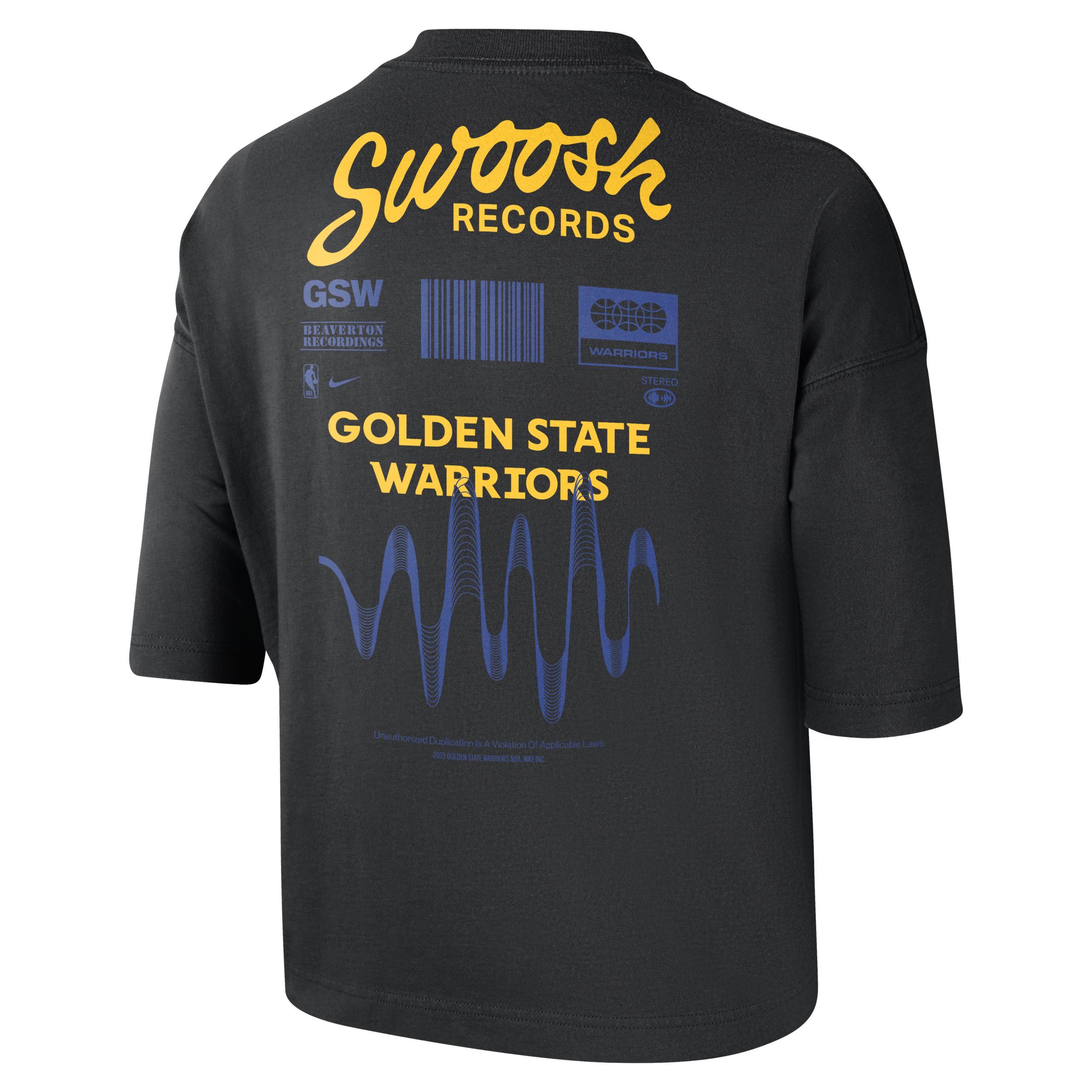 Los Angeles Lakers 2023/24 City Edition Women's Nike NBA Courtside Boxy T-Shirt Product Image