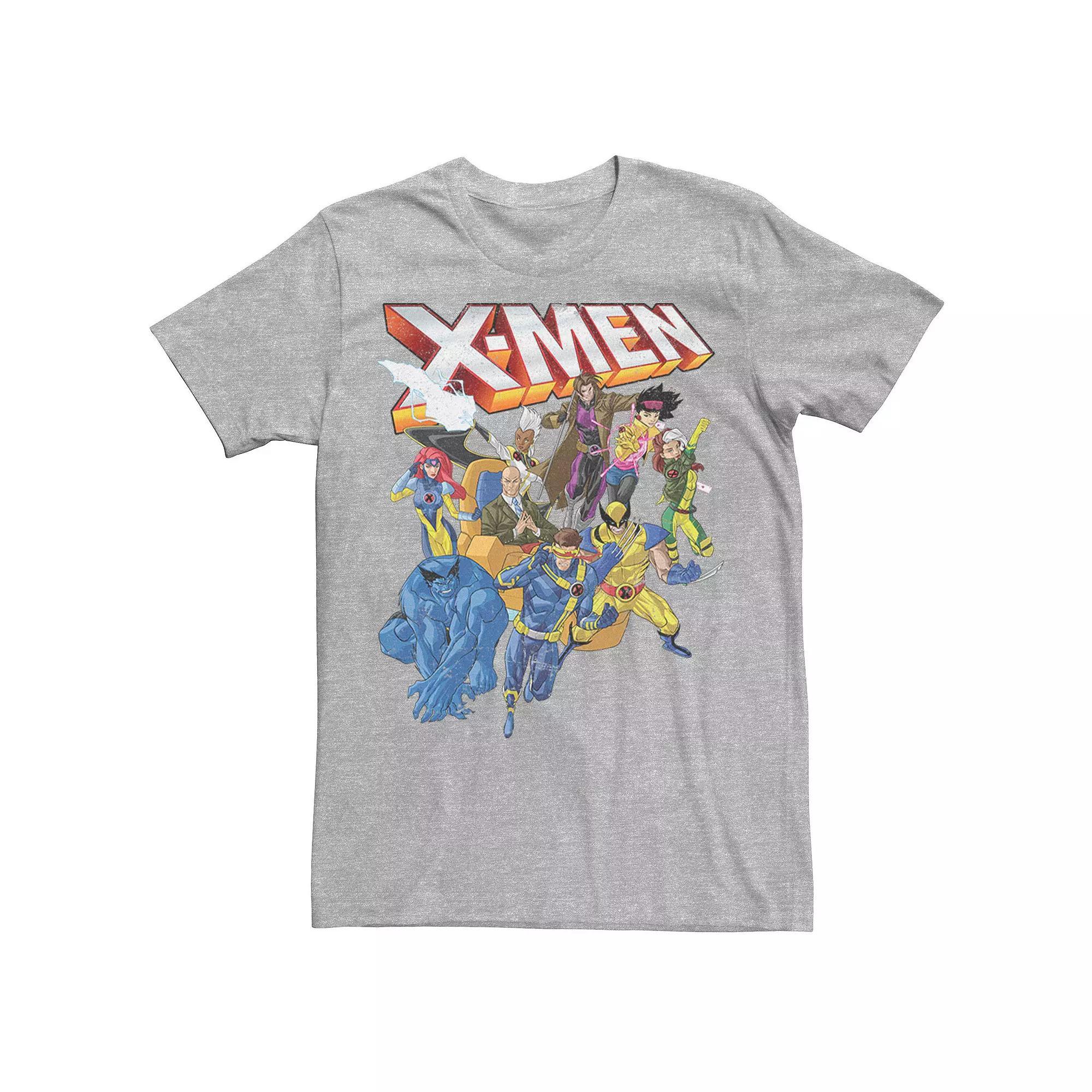 Mens Marvel X-Men Tee Athletic Grey Product Image