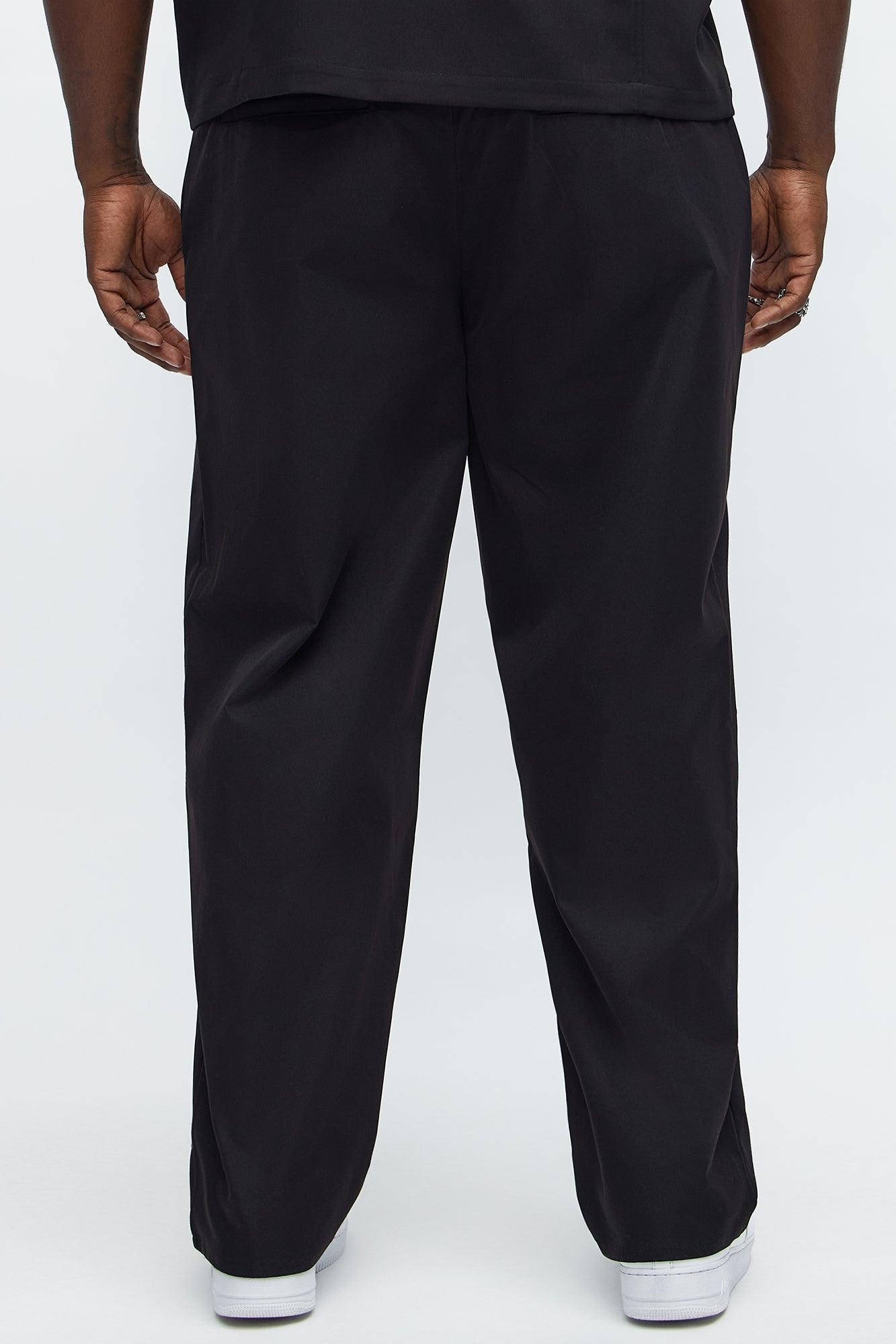 Straight Cross Me Studded Pants - Black Product Image