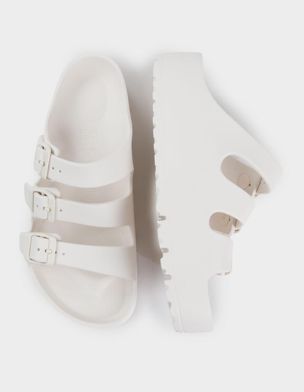 BIRKENSTOCK Papillio Florida III Womens Platform Sandals - EGGSHELL Product Image